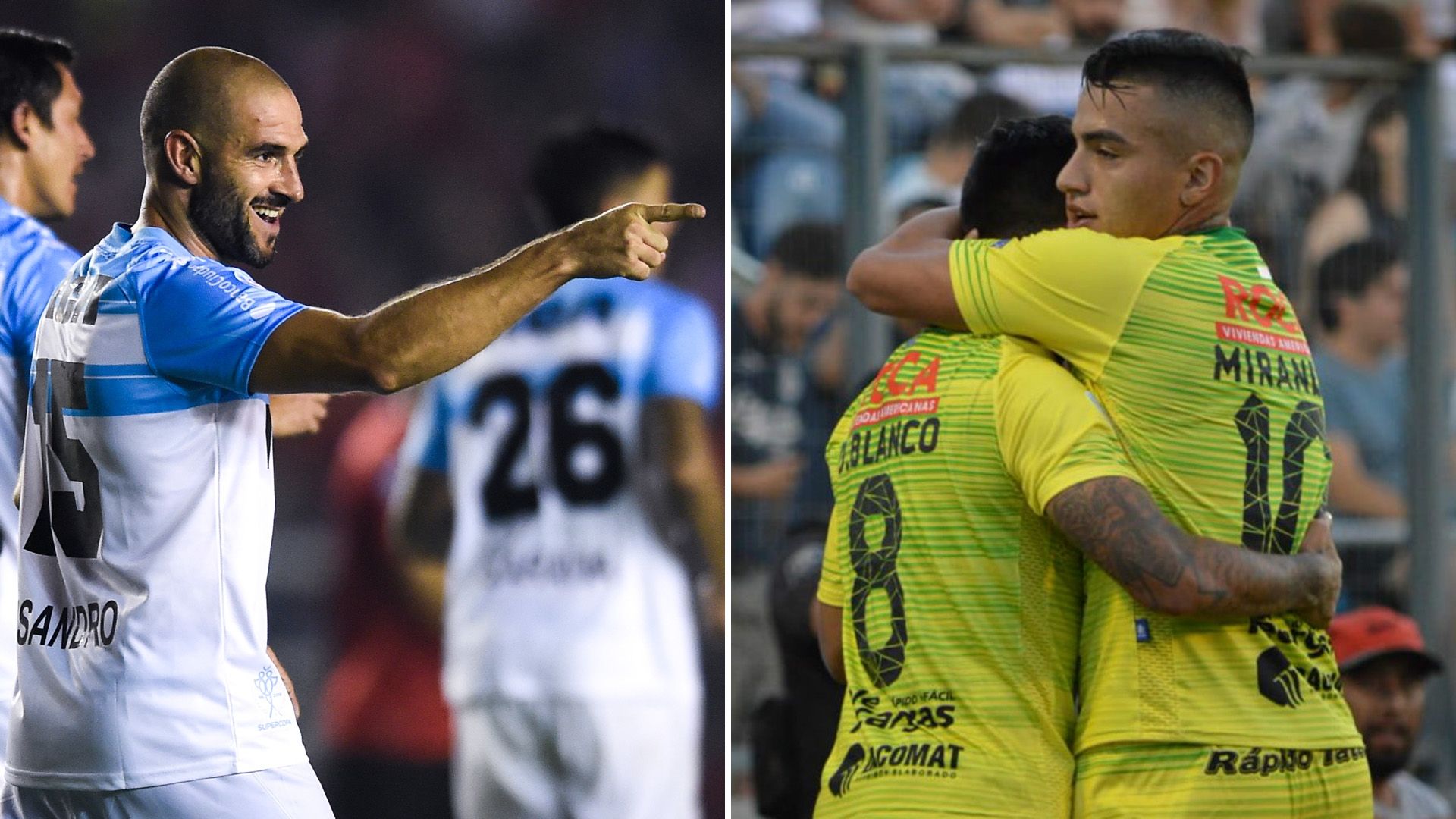 Lisandro Lopez Leonel Miranda Racing Defensa y Justicia Superliga