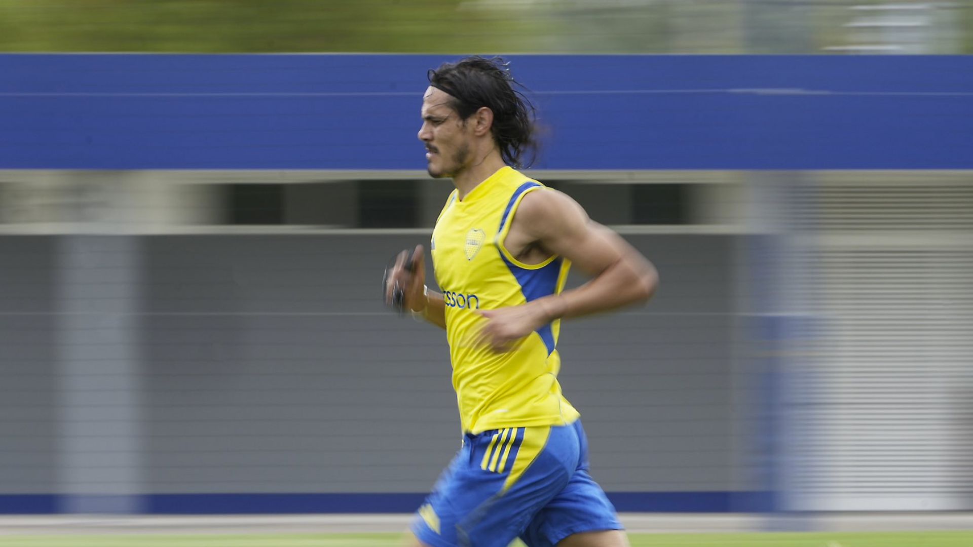 Edinson Cavani Boca entrenamiento 2024