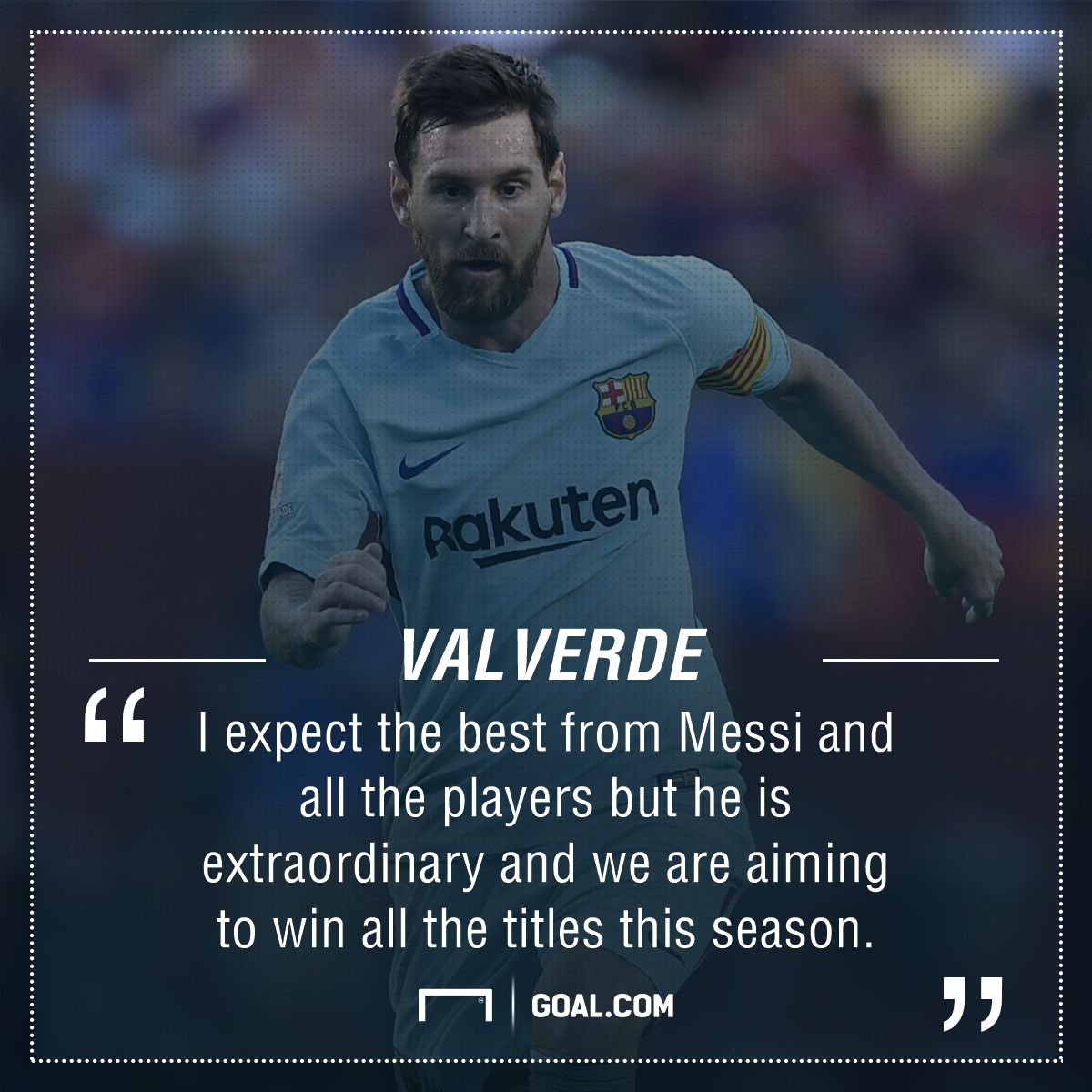 Ernesto Valverde Lionel Messi Barcelona
