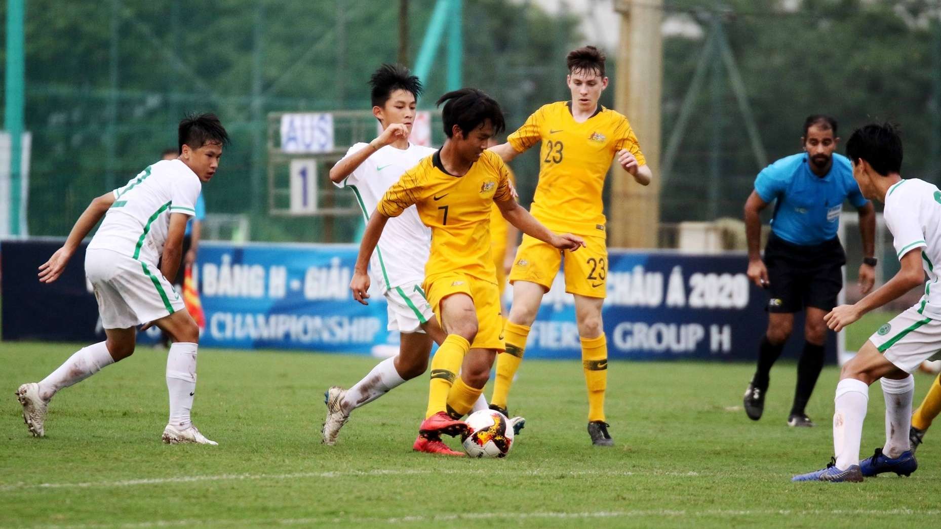 Nathan Nguyễn U16 Australia vs U16 Macau AFC U16 Championship qualification 2020