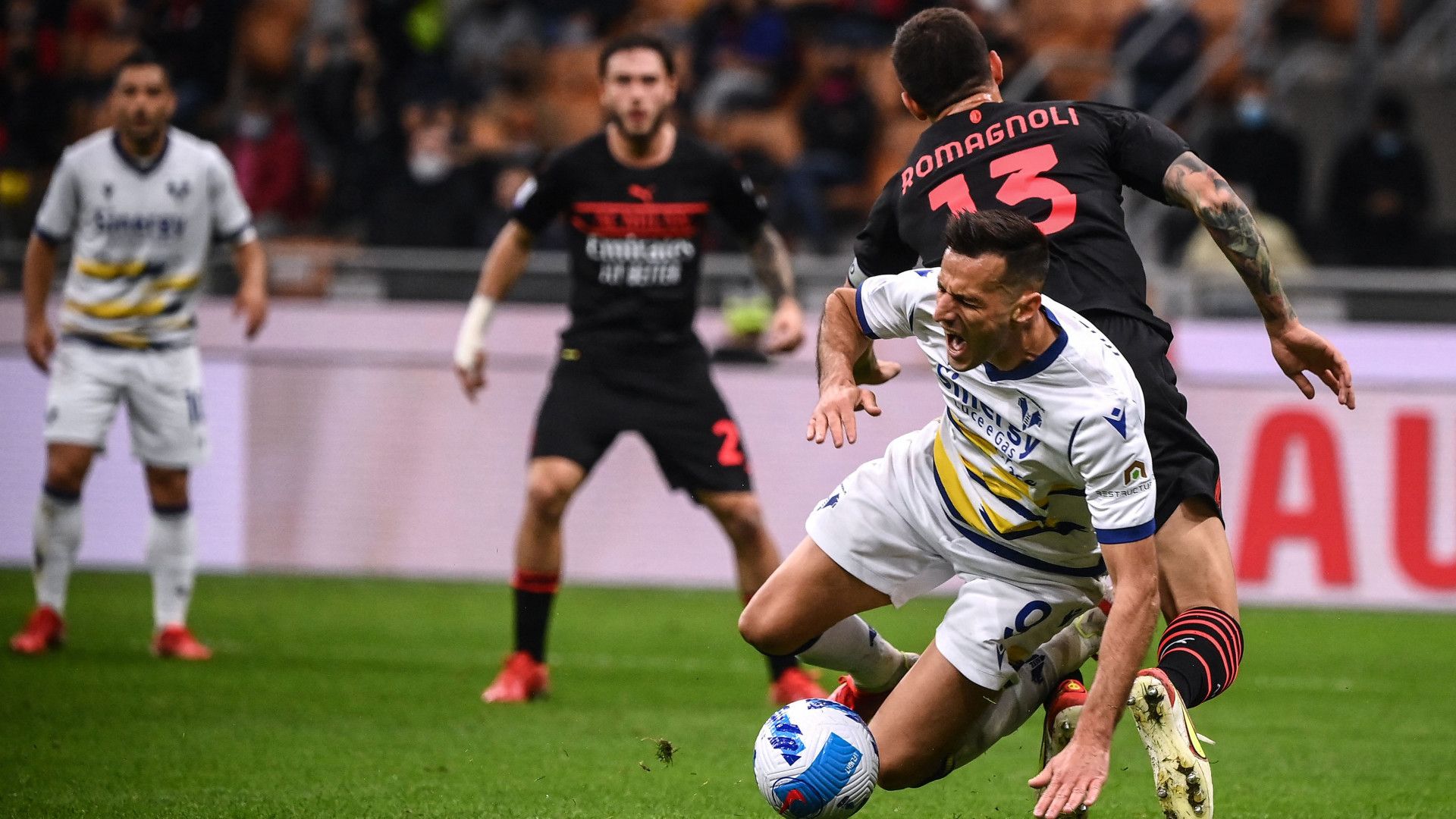 Milan Verona Serie A Romagnoli Kalinic 16102021