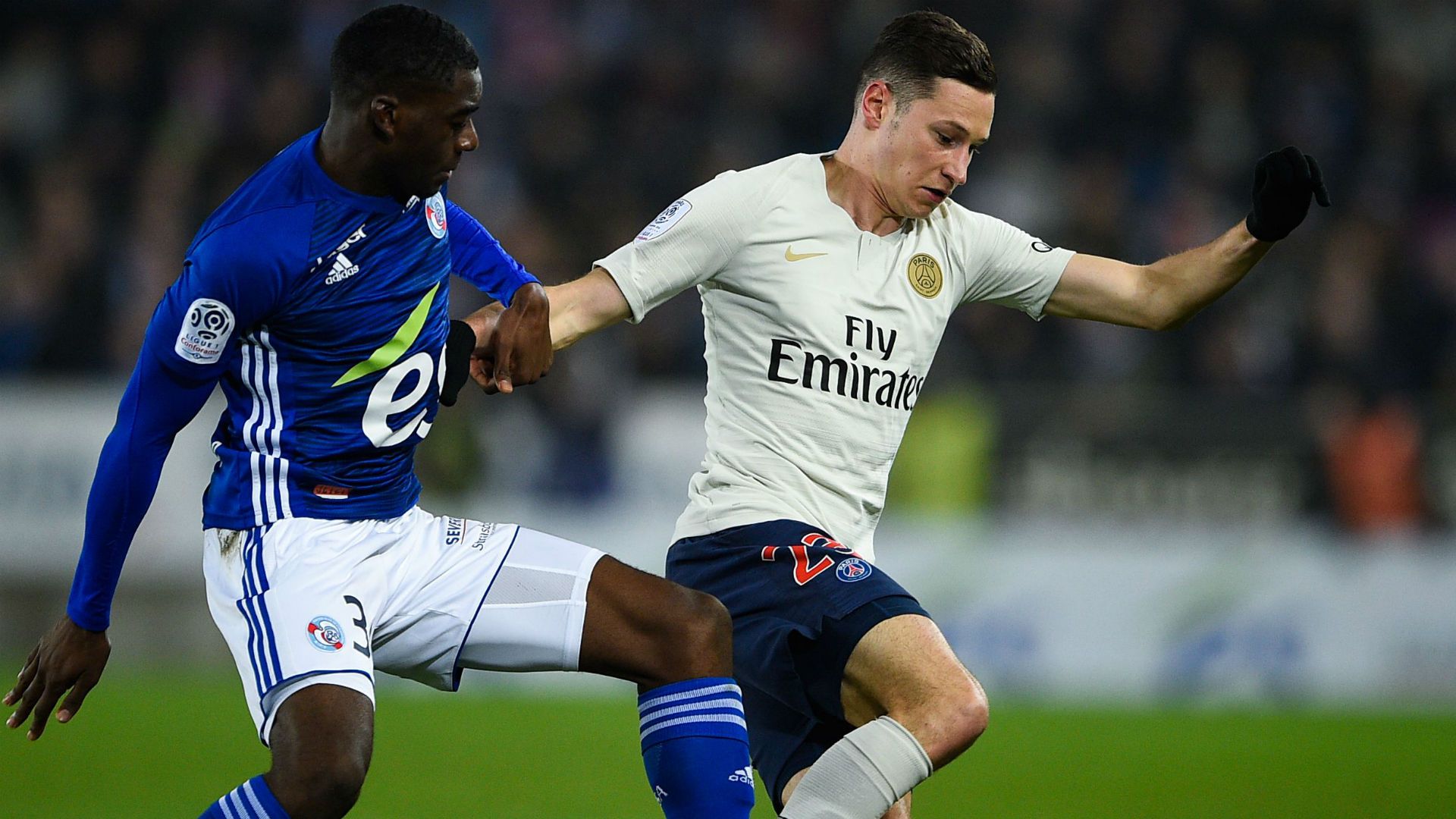 Julian Draxler Youssouf Fofana Strasbourg PSG Ligue 1 05122018