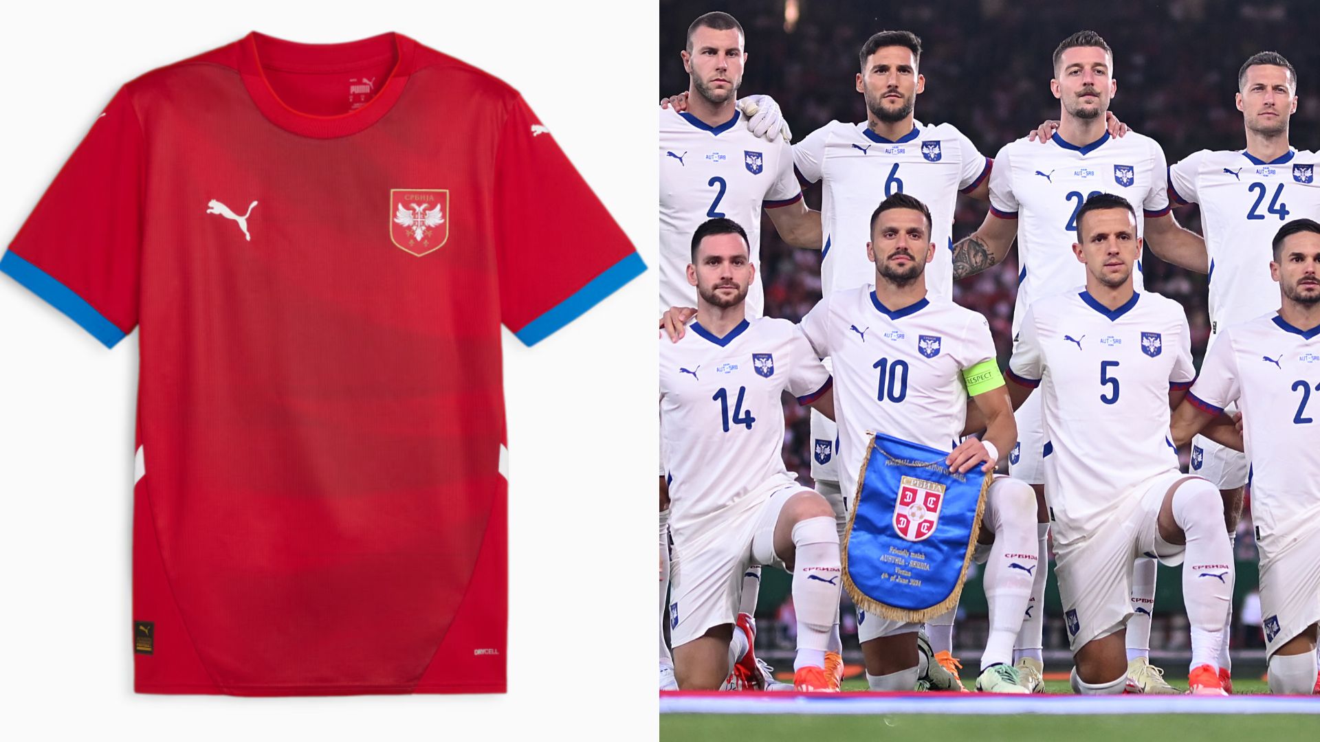 Serbia Euro 2024 kits