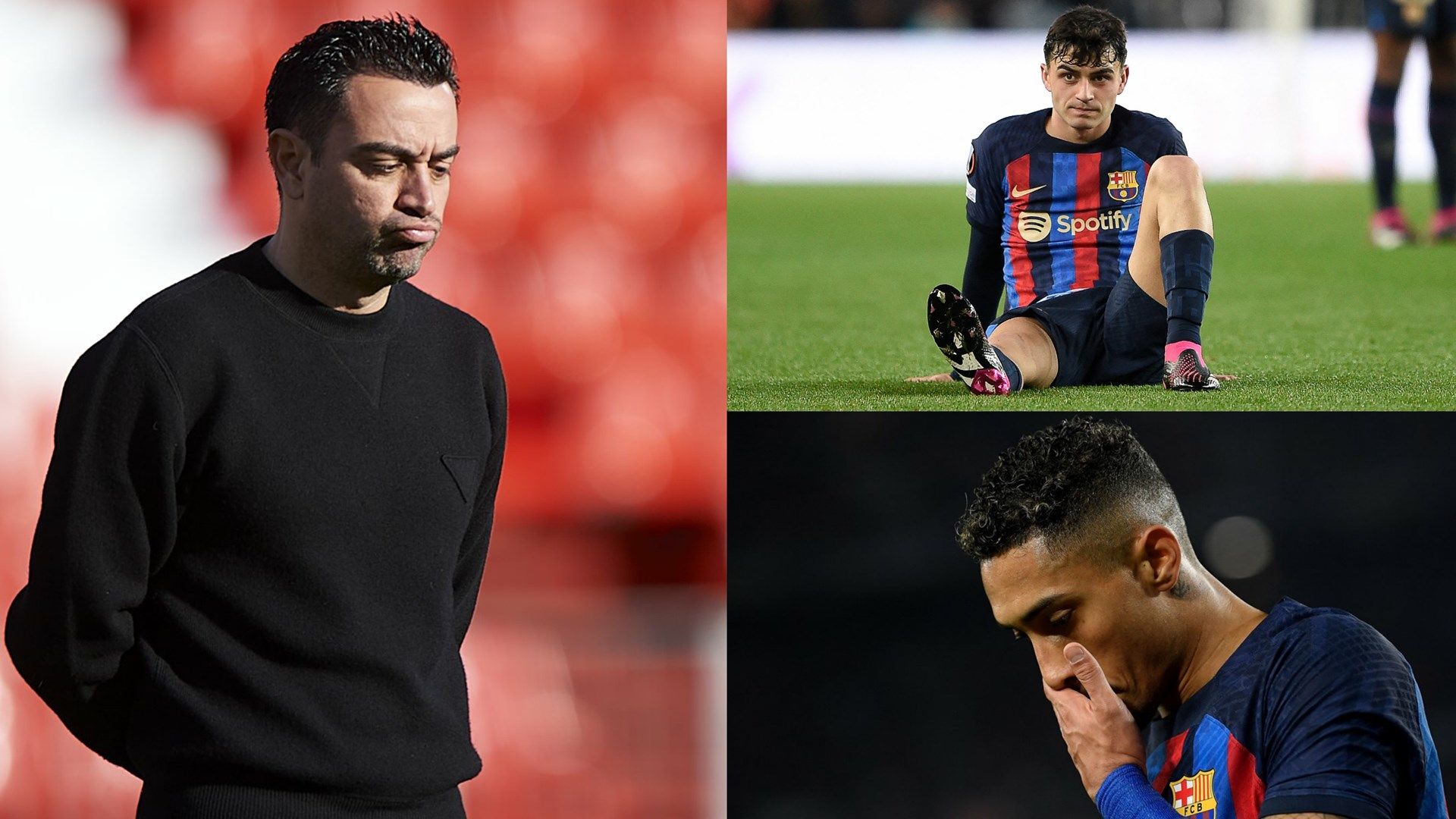 Xavi Pedri Raphinha Barcelona GFX