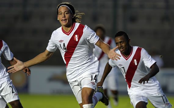 Cristian Benavente en Peru vs Venezuela