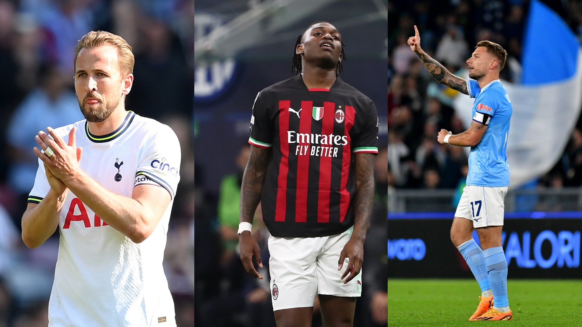 Harry Kane Rafael Leao Ciro Immobile