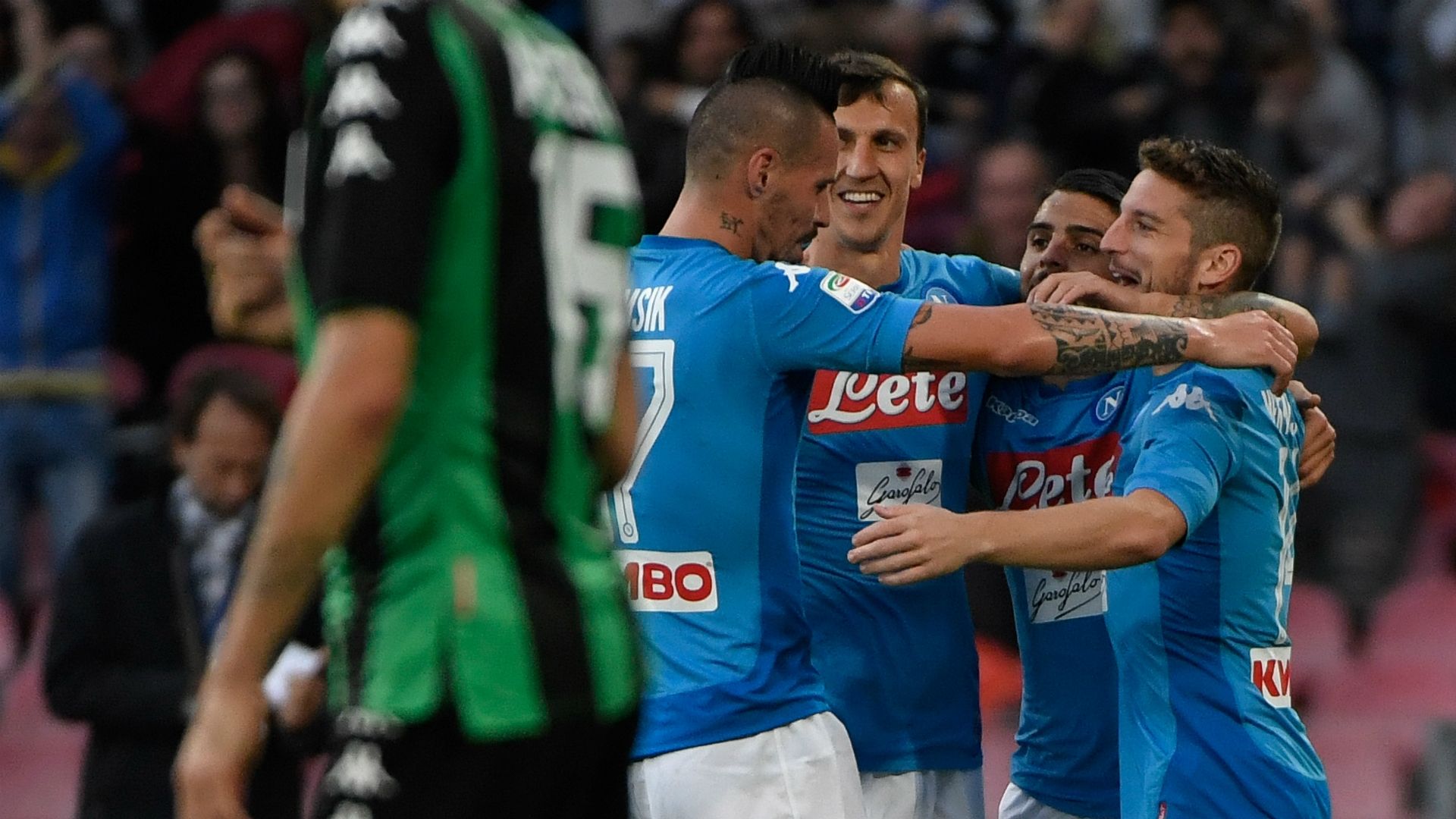 Mertens Napoli Sassuolo Serie A