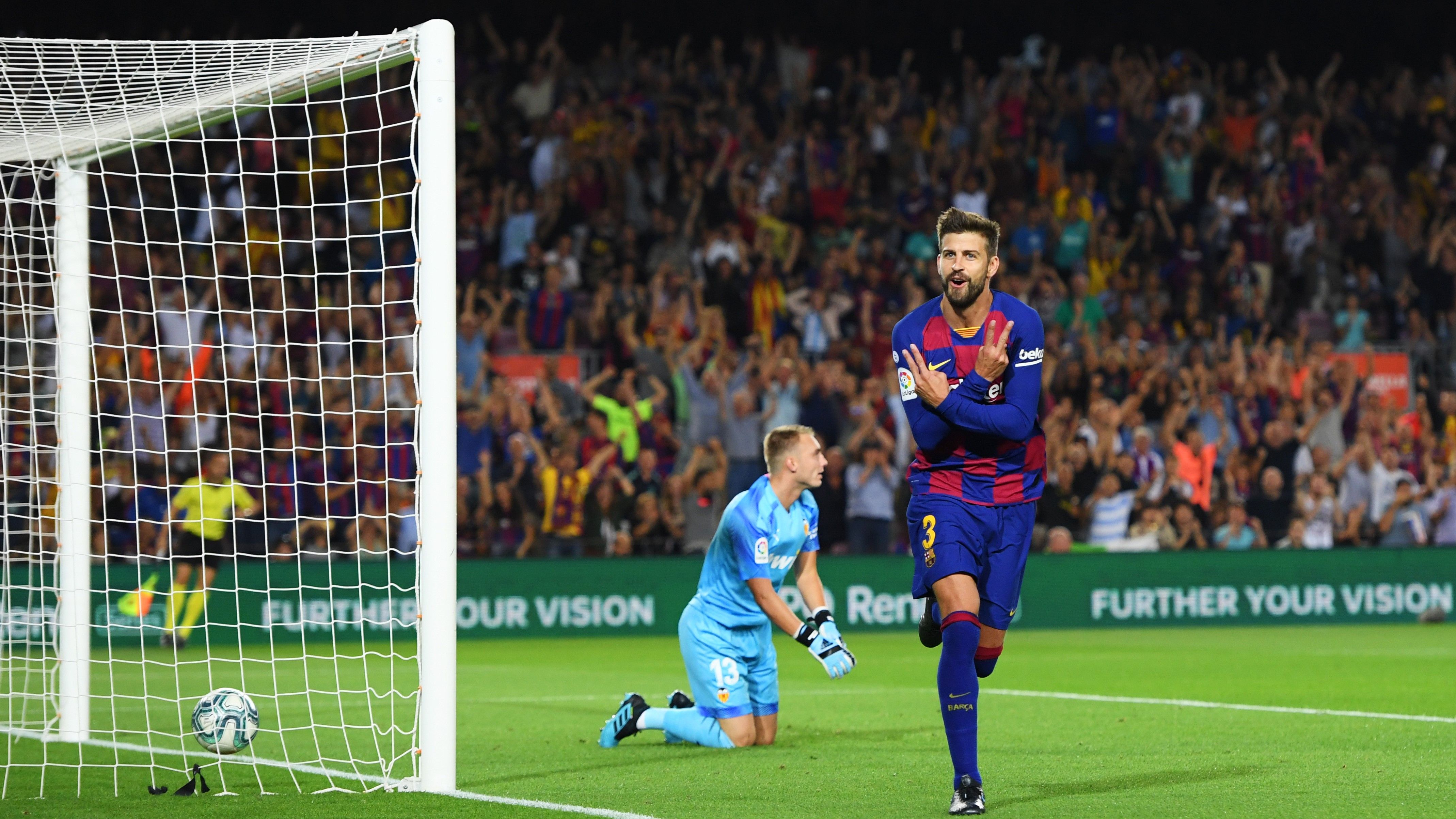 Gerard Pique Barcelona Valencia LaLiga 14092019