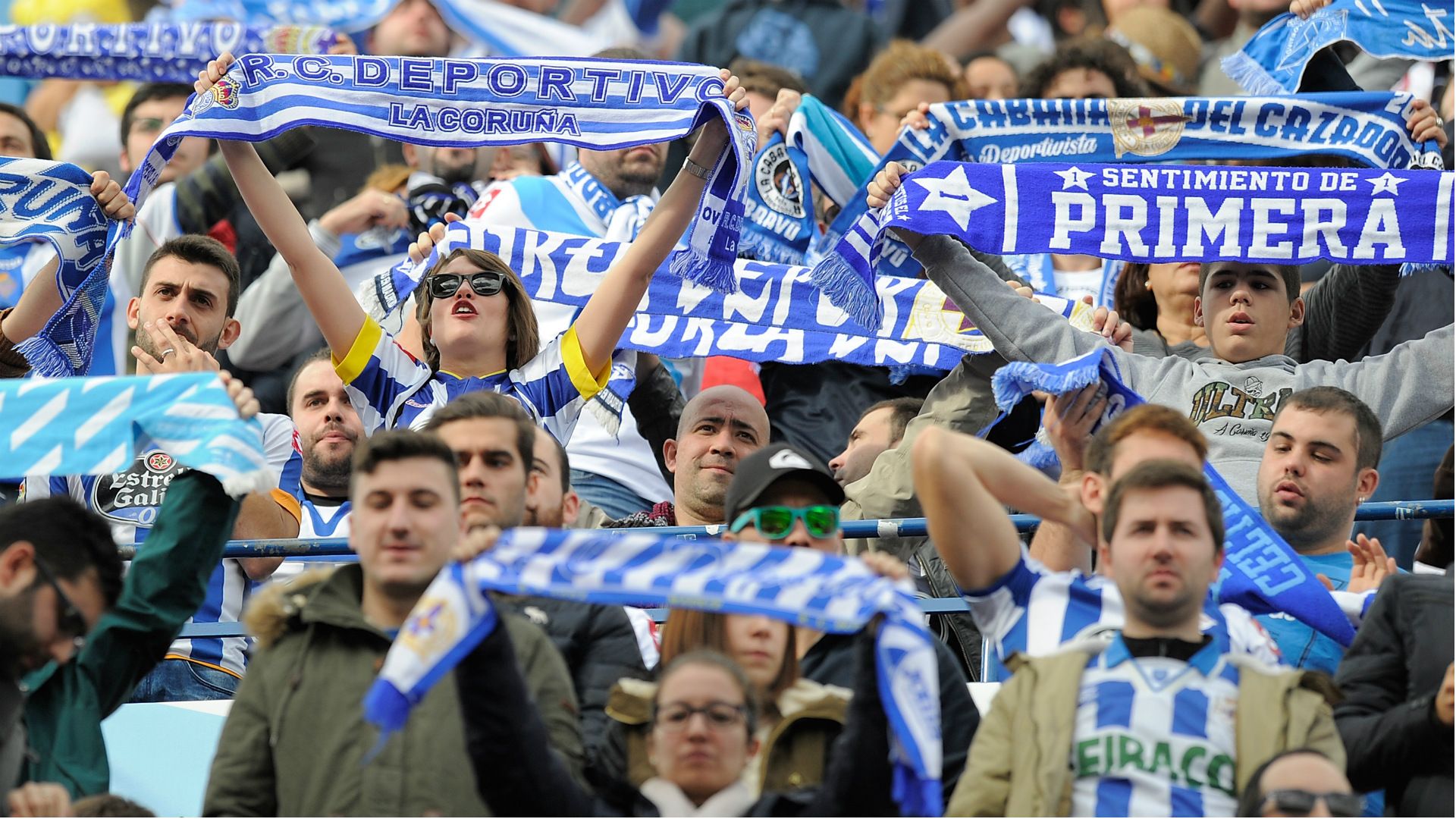Deportivo la Coruña supporters La Liga
