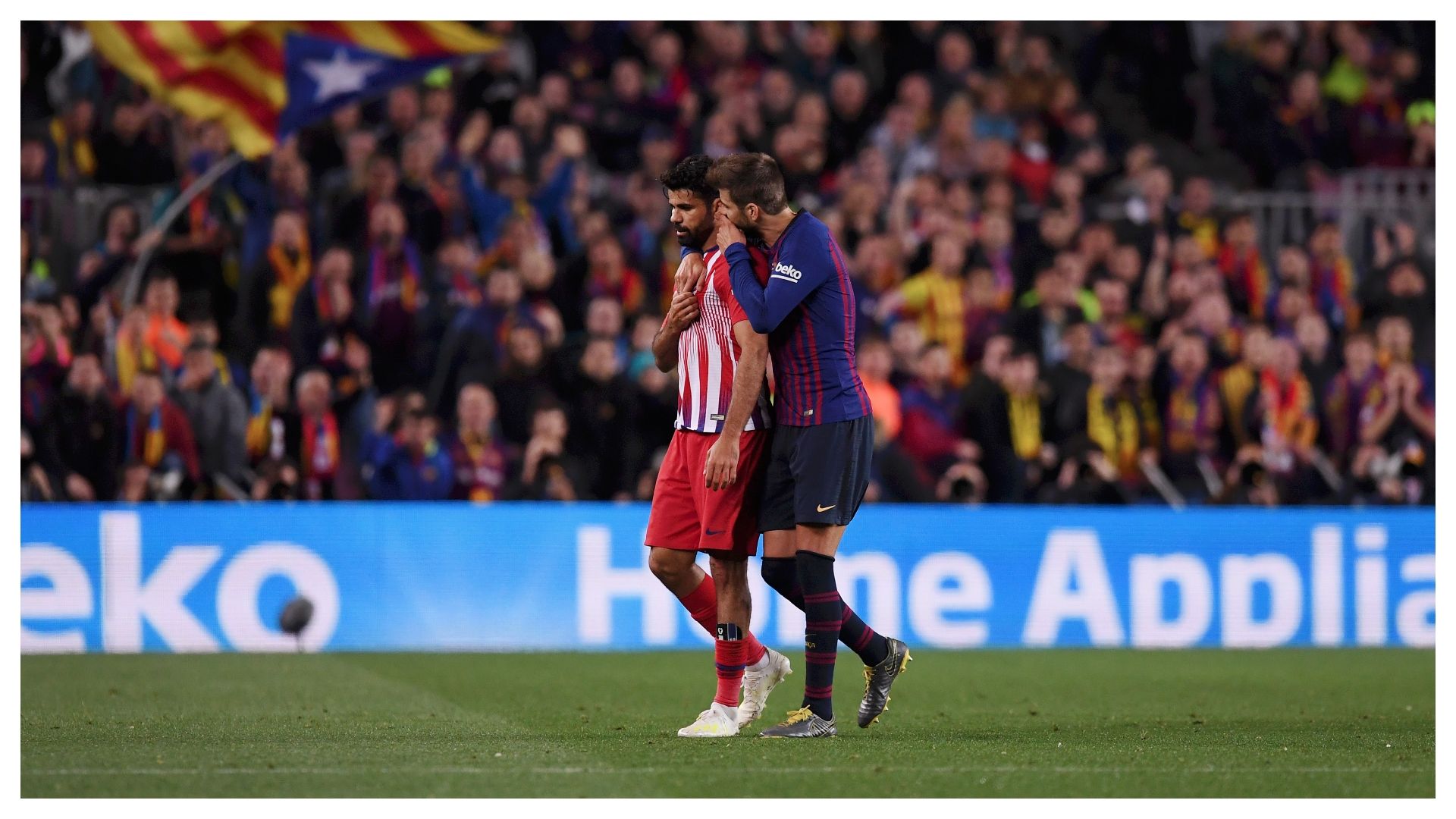 PIQUÉ DIEGO COSTA Barcelona Atletico Madrid LaLiga