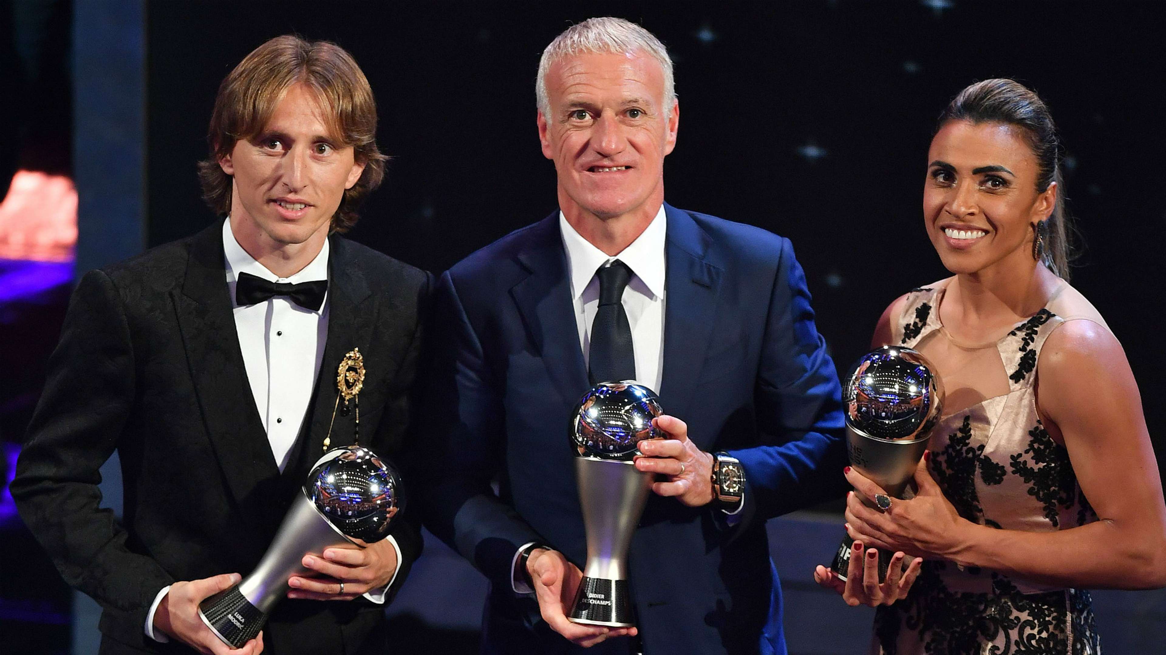 Marta, Modric e Deschamps - The Best Fifa - 24/09/218