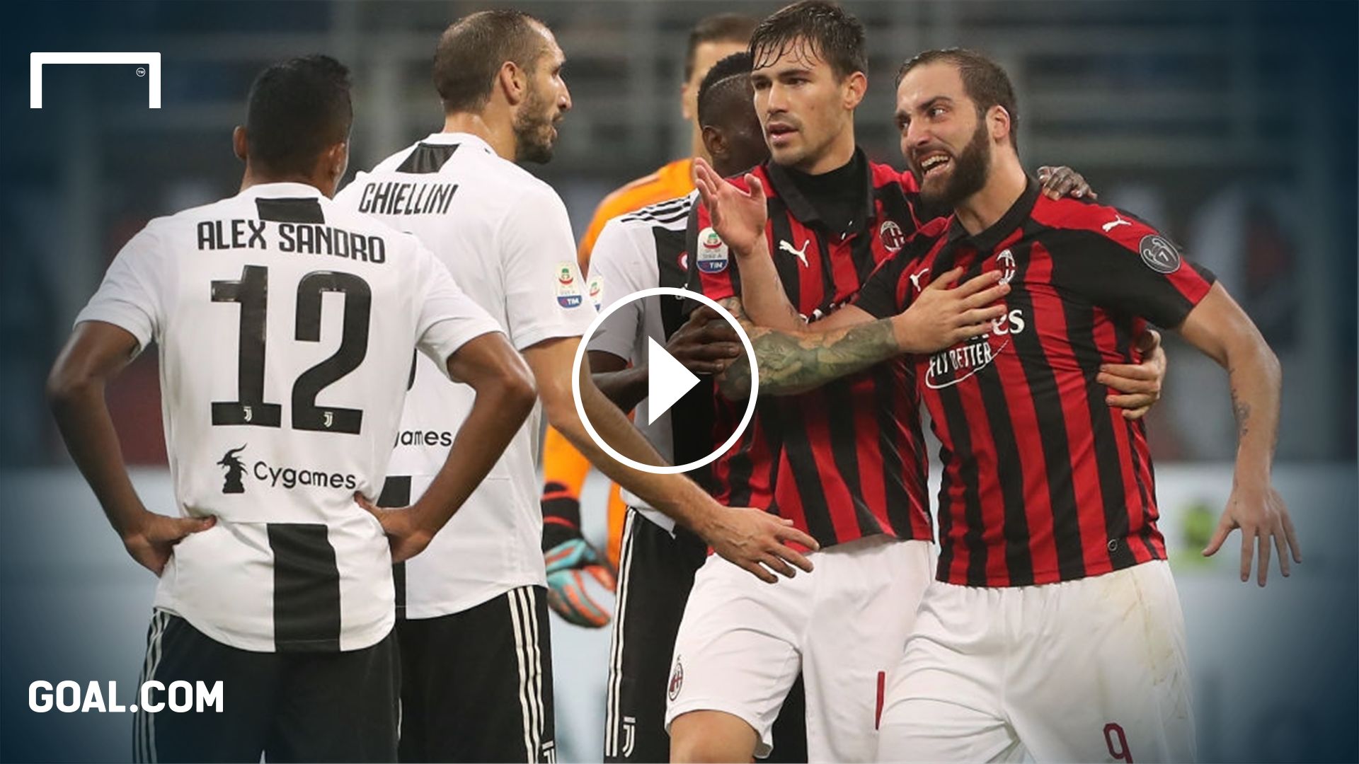 GFX Gonzalo Higuain Milan Juventus