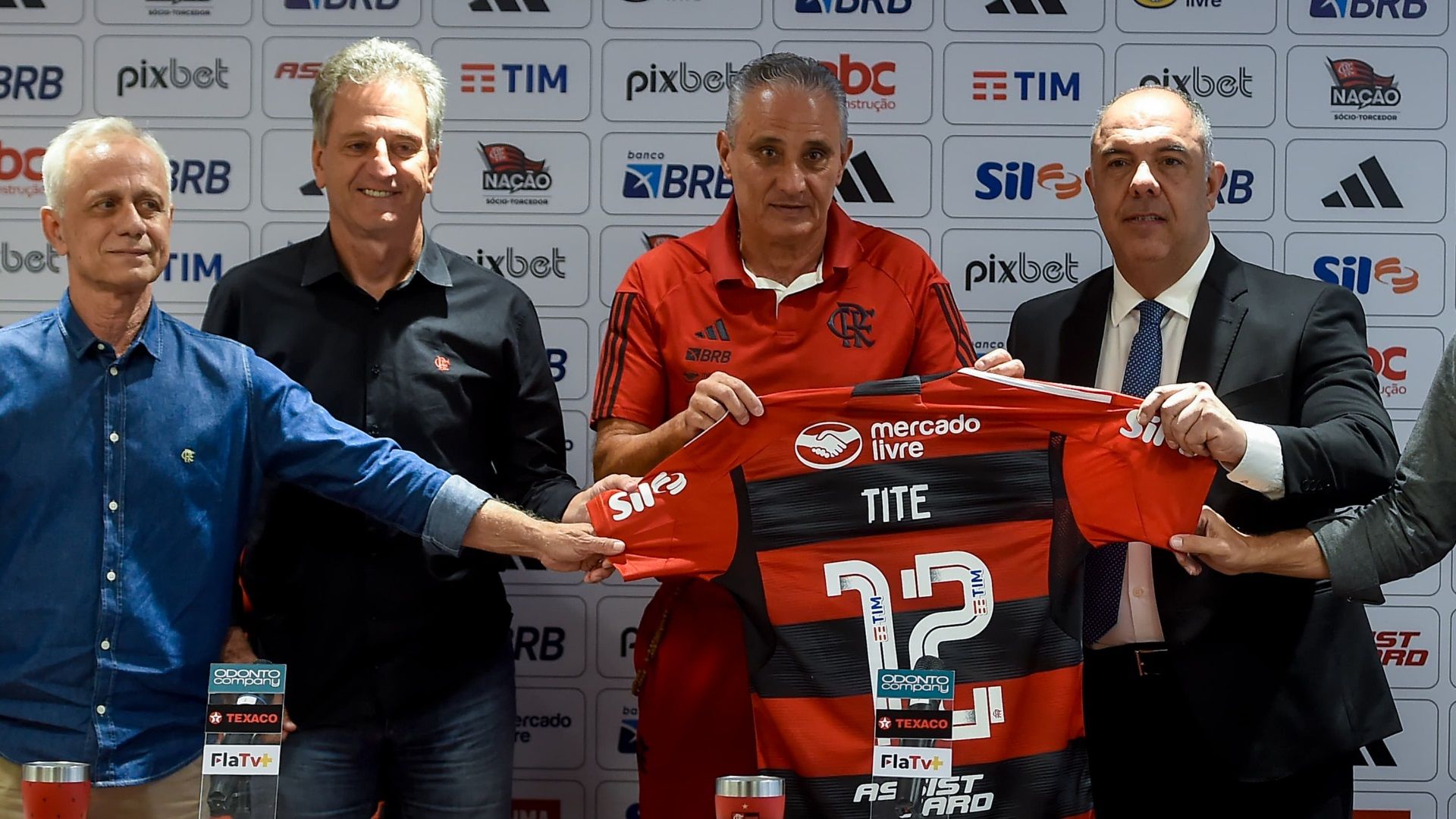 Apresentação Tite, técnico do Flamengo 2023