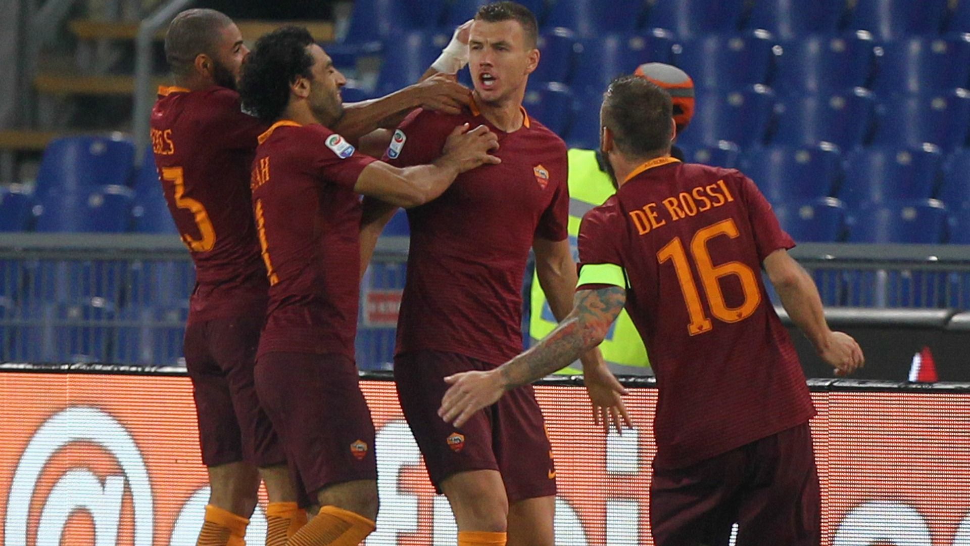 Edin Dzeko Roma Inter
