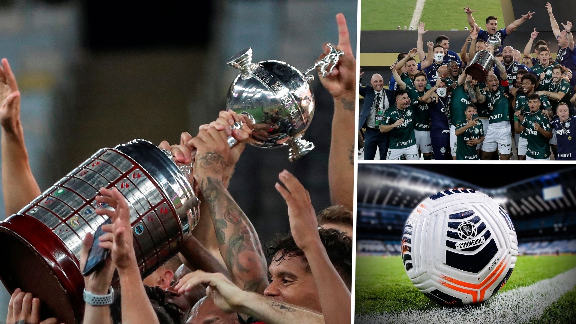 Copa Libertadores 2021 Trofeo Balon Palmeiras