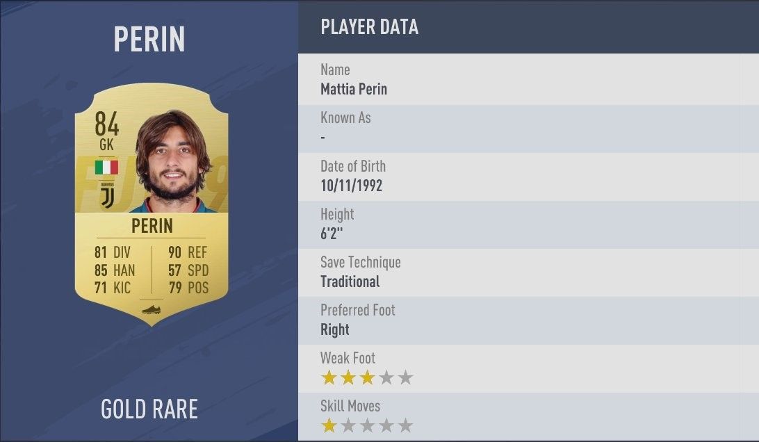 FIFA 19 15 Perin