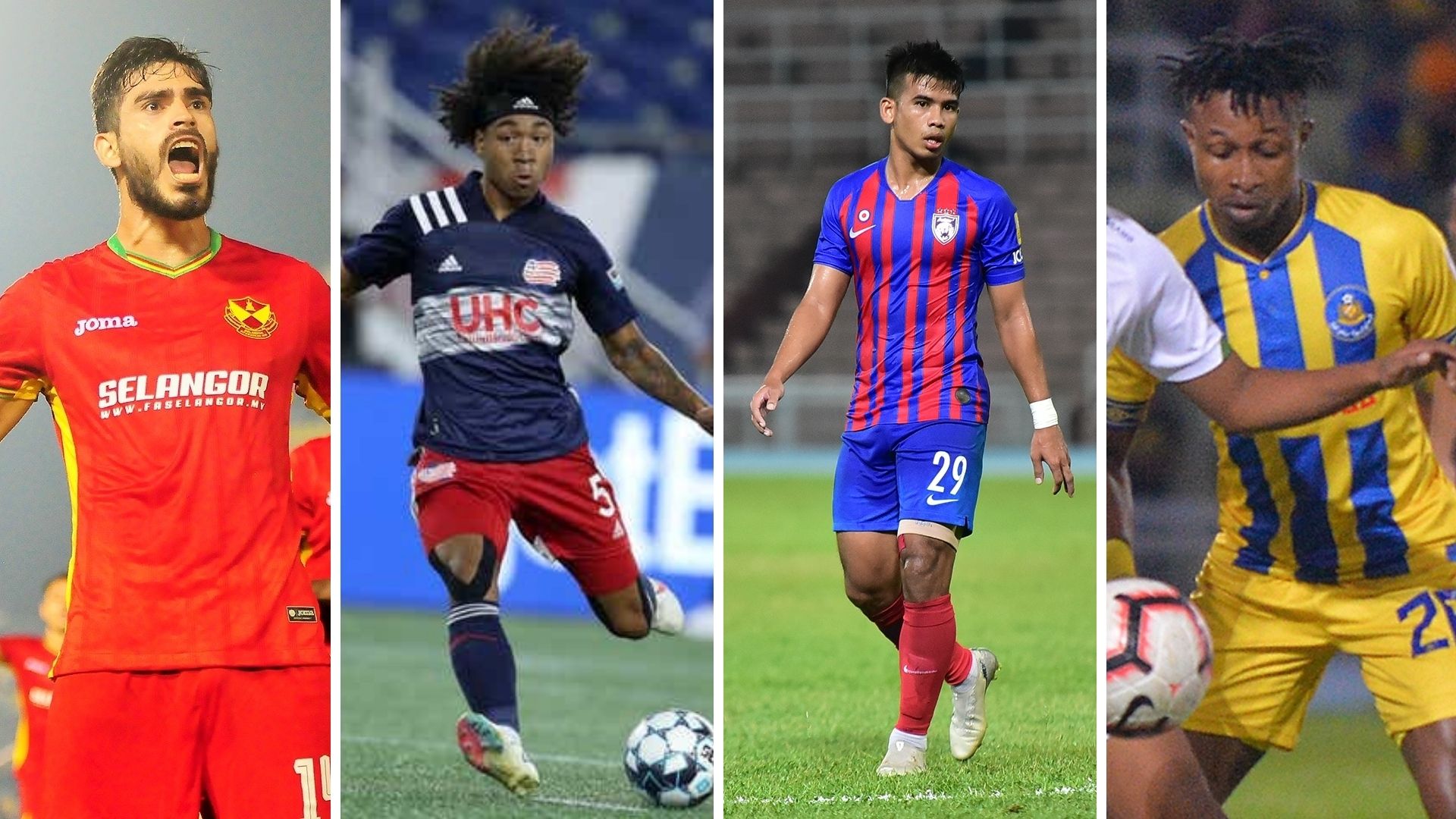 Endrick dos Santos, Isaac Angking, Safawi Rasid, Mohamadou Sumareh, Johor Darul Ta'zim, 18 Dec 2020