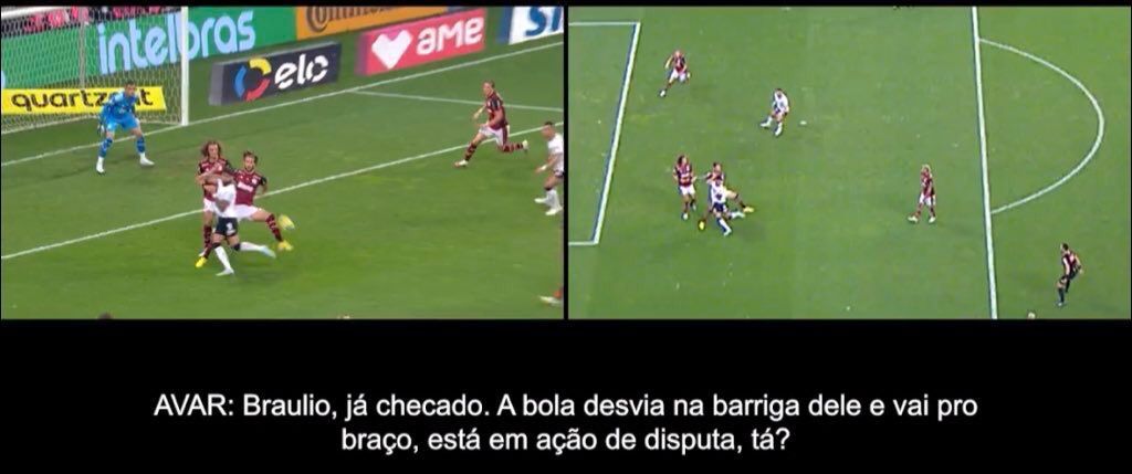 VAR em Corinthians x Flamengo, final da Copa do Brasil, jogo de ida, 12 10 2022