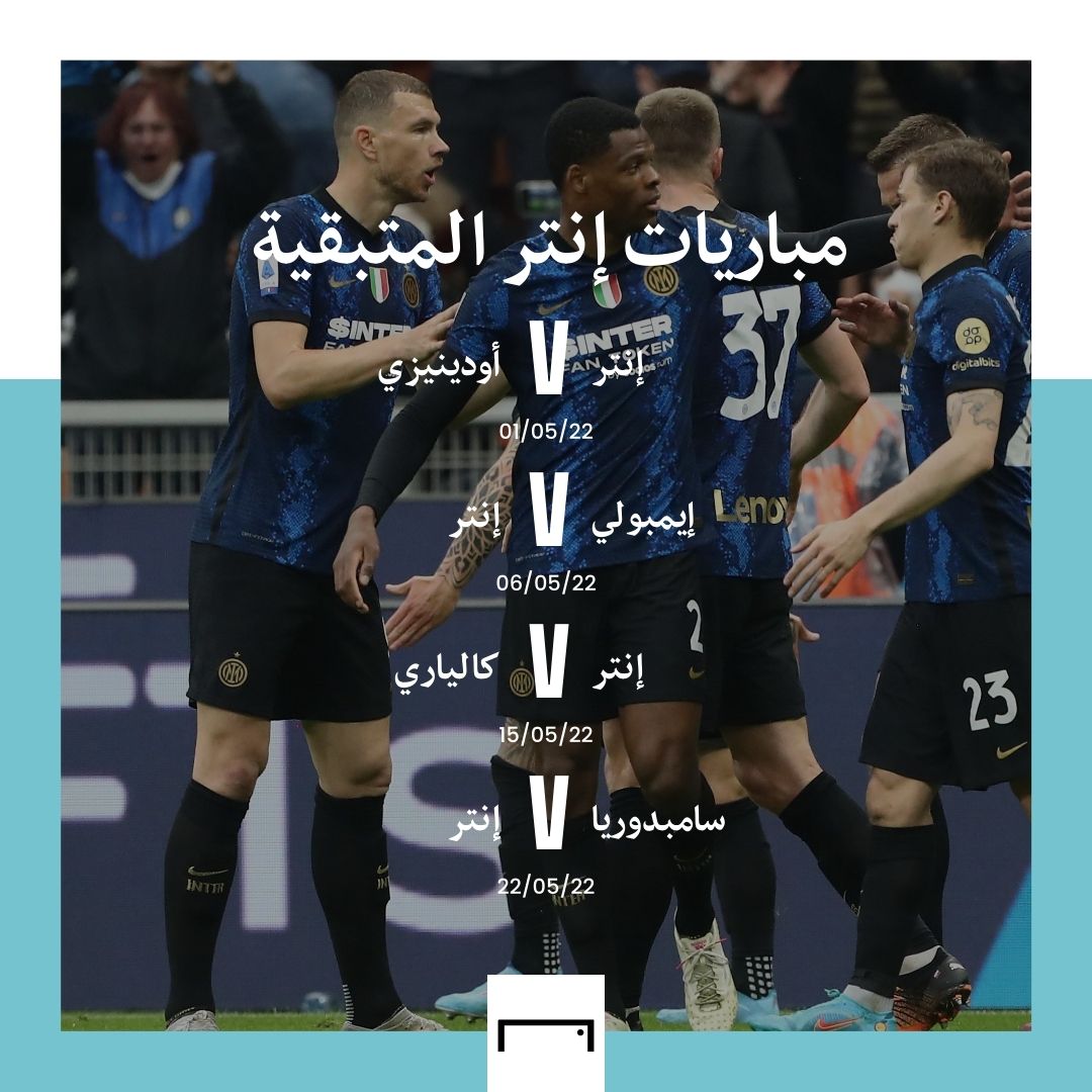 Inter upcoming fixture 