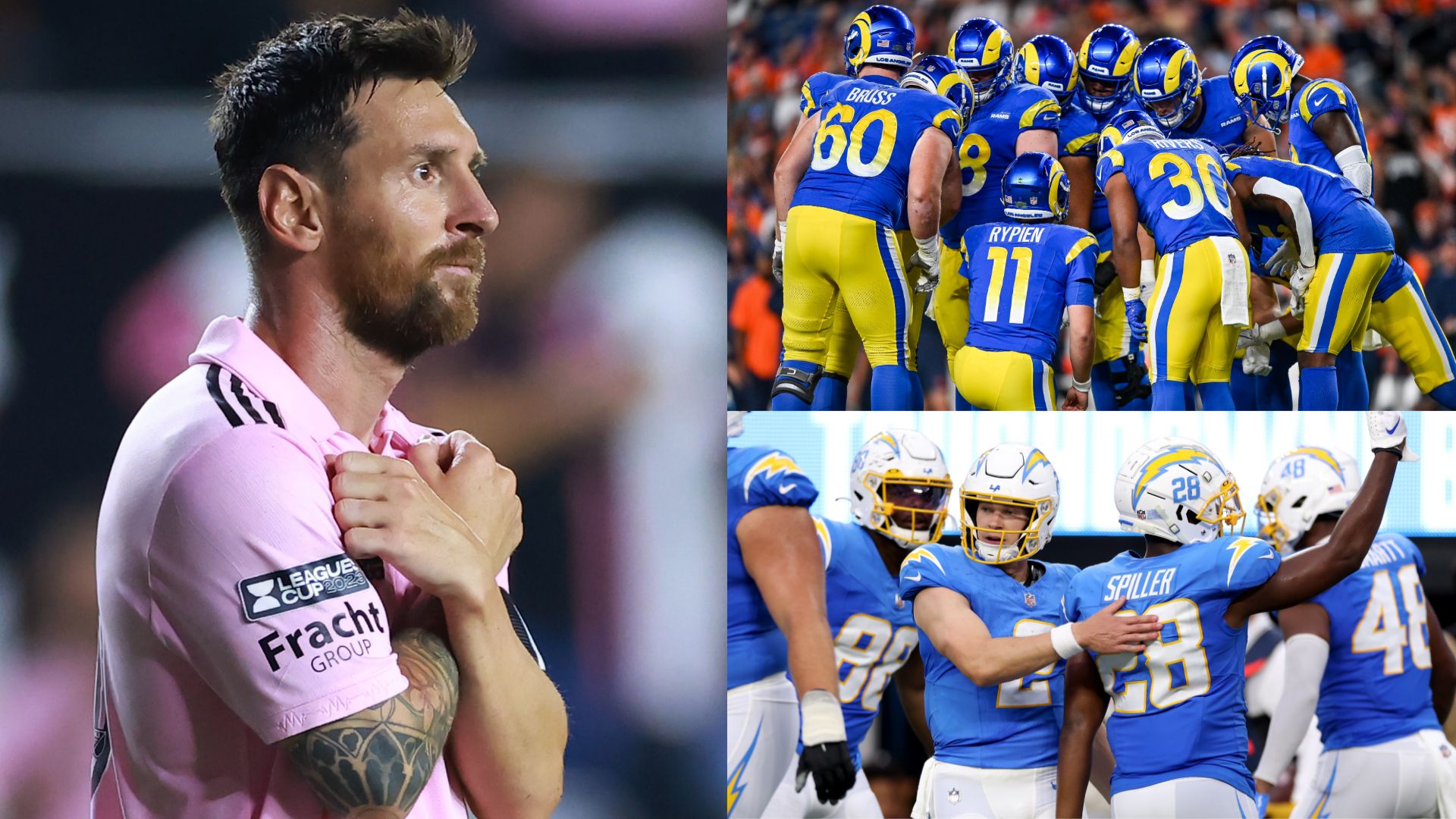 Lionel Messi LA Rams Chargers
