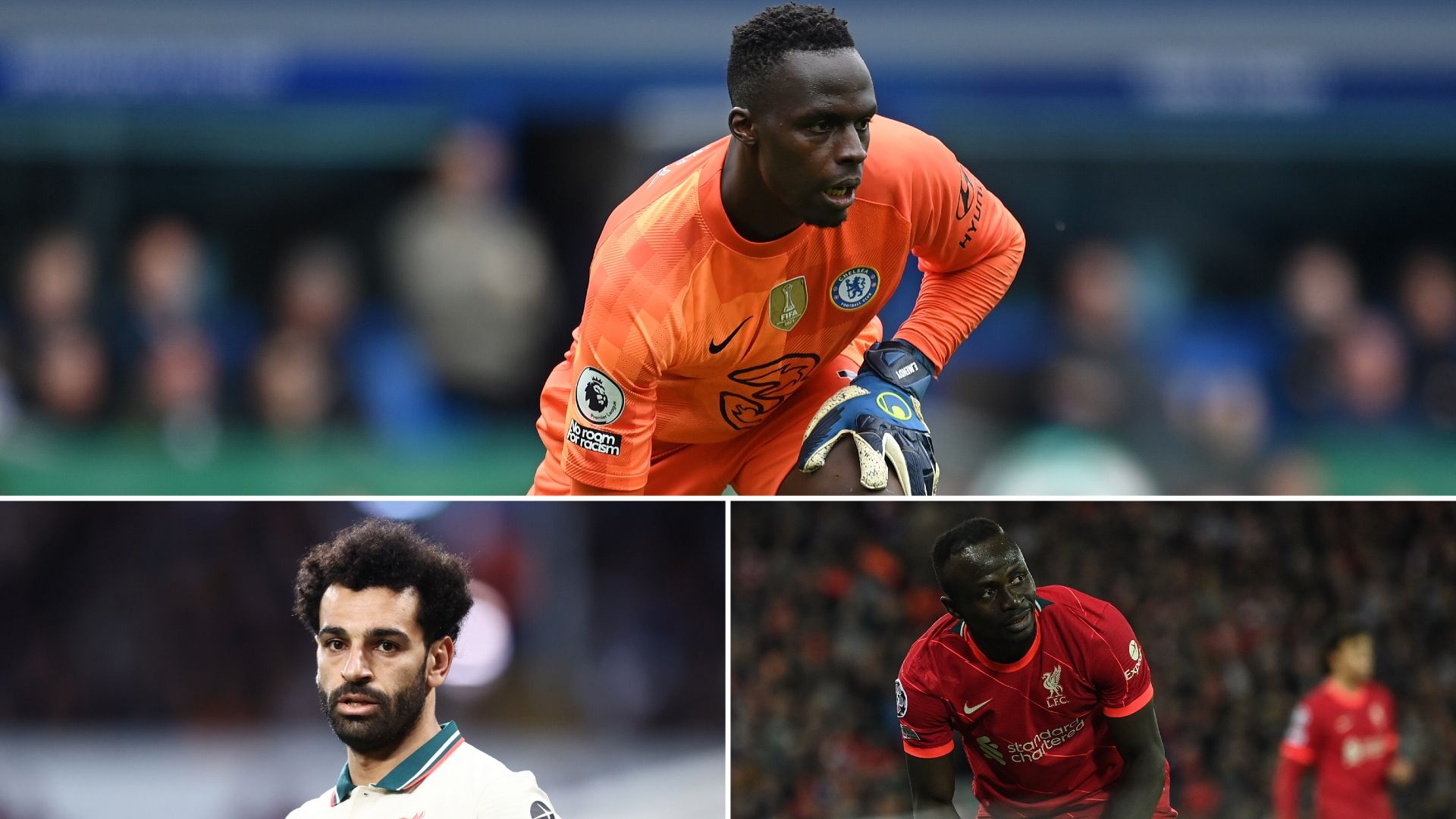 Mendy, Salah, Mane - Chelsea, Liverpool 2021-22