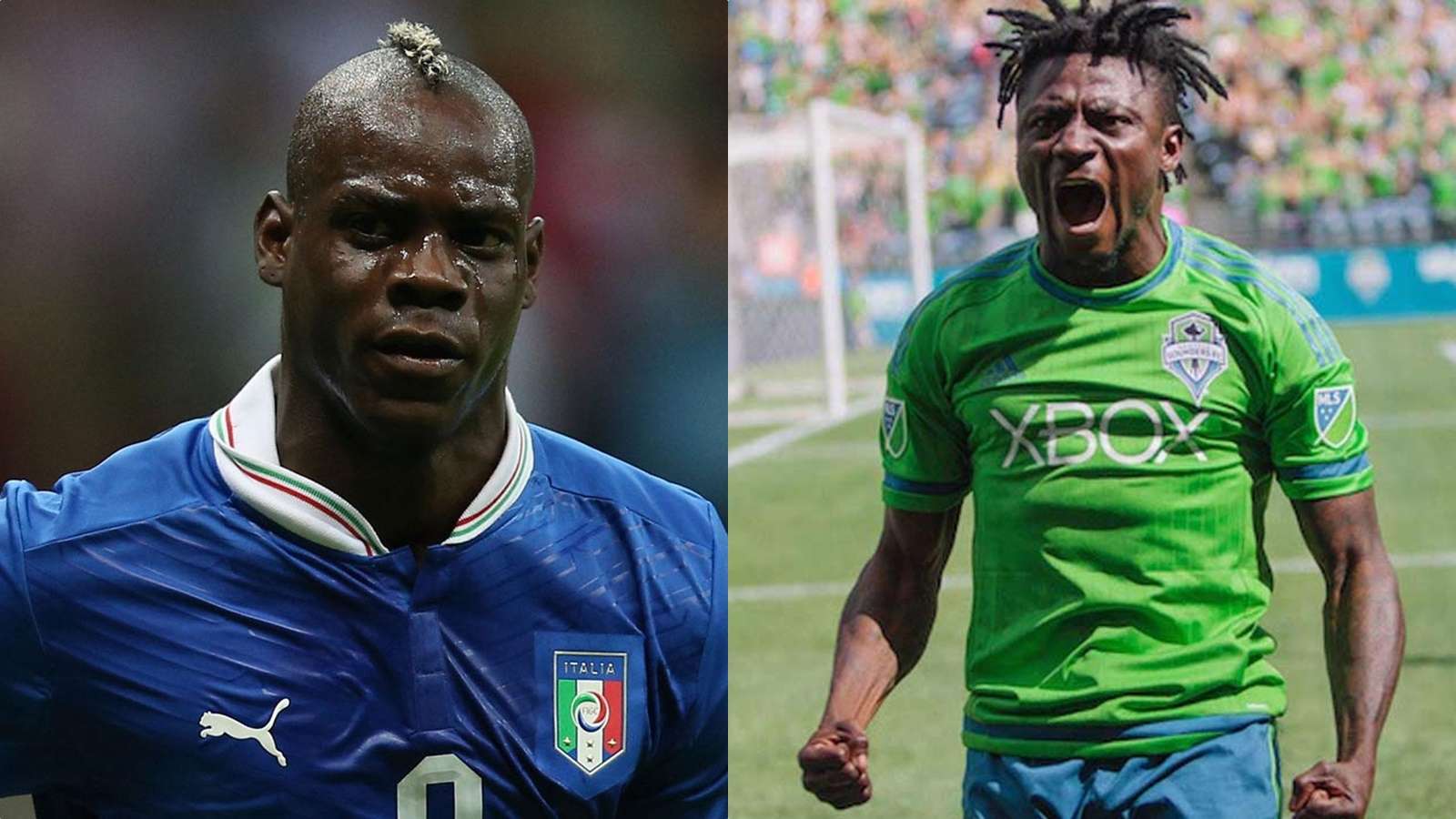 Mario Balotelli Obafemi Martins