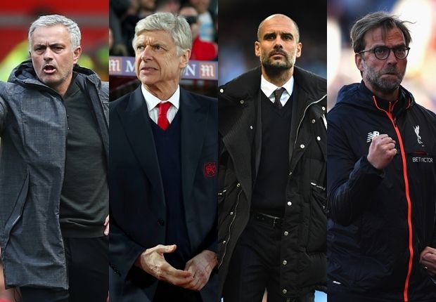 Mourinho, Wenger, Guardiola, Klopp
