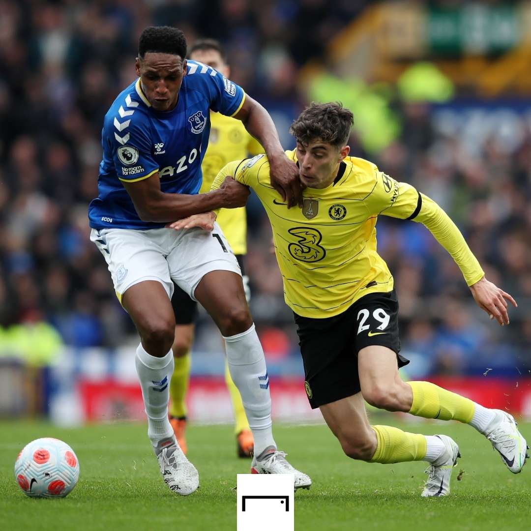 Yerry Mina Kai Havertz Everton Chelsea GFX