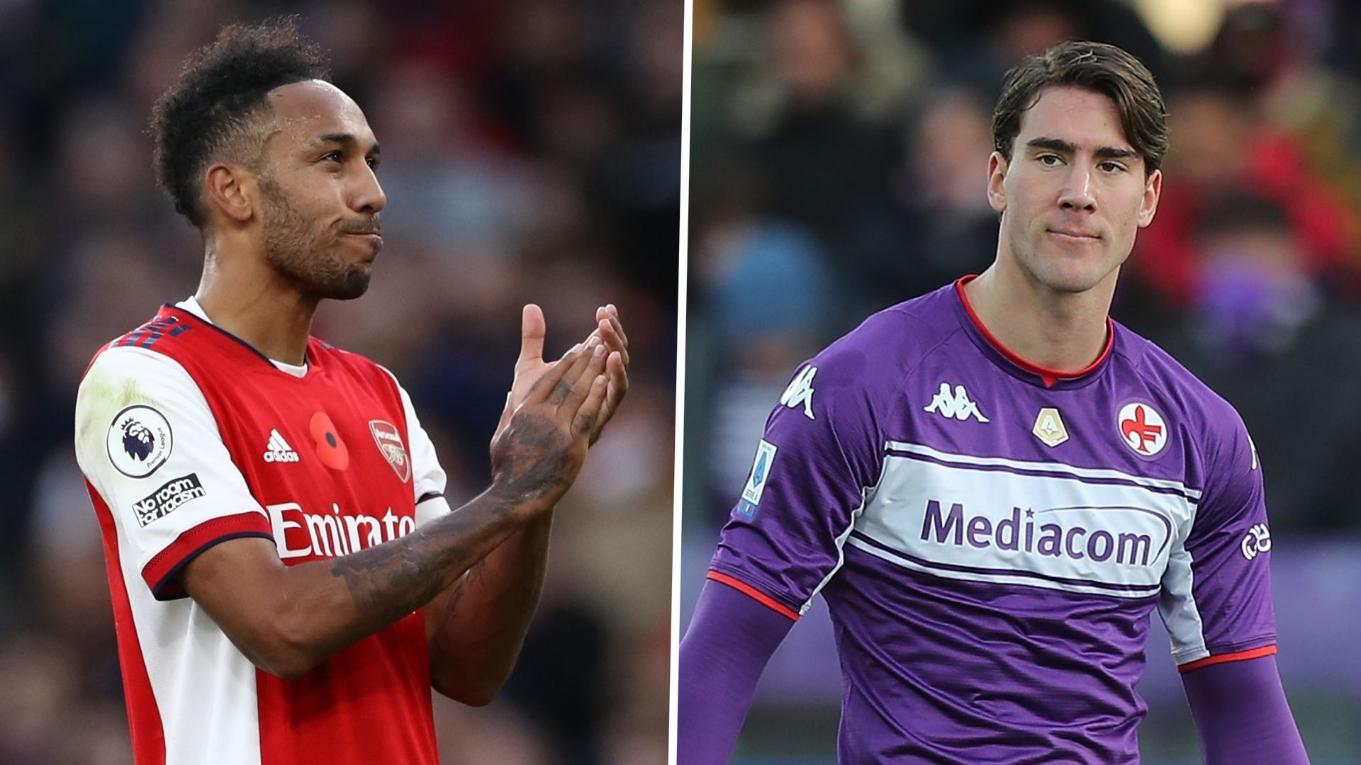 Pierre-Emerick Aubameyang Arsenal Fiorentina 2021-22 GFX