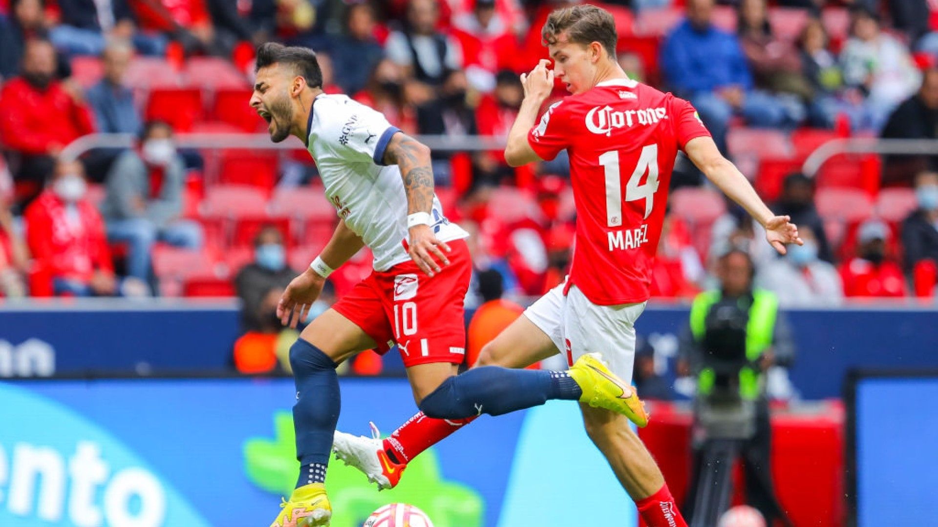 Alexis Vega Marcel Ruiz Toluca Chivas Apertura 2022