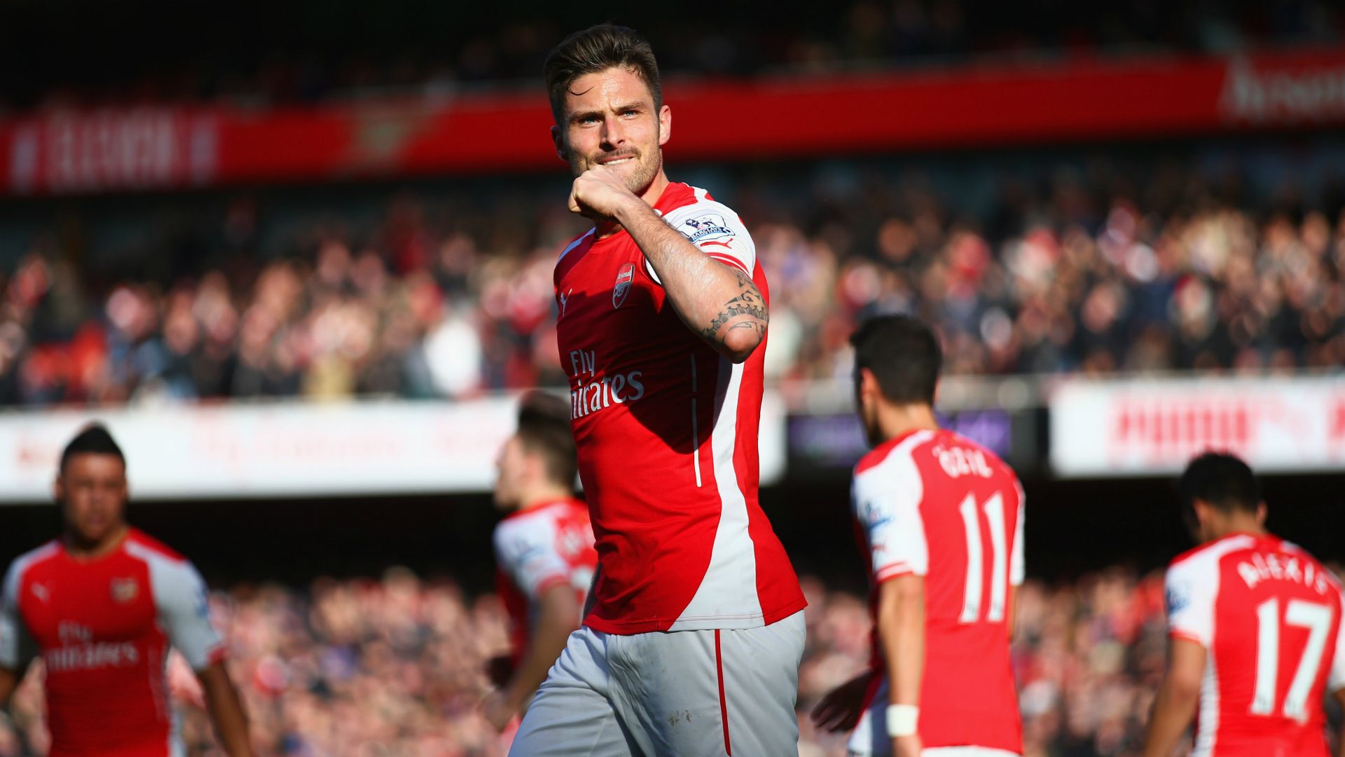 Olivier Giroud Arsenal Everton