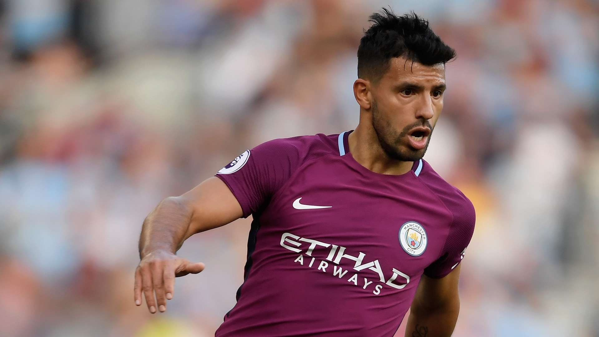 sergio aguero manchester city premier league 081217