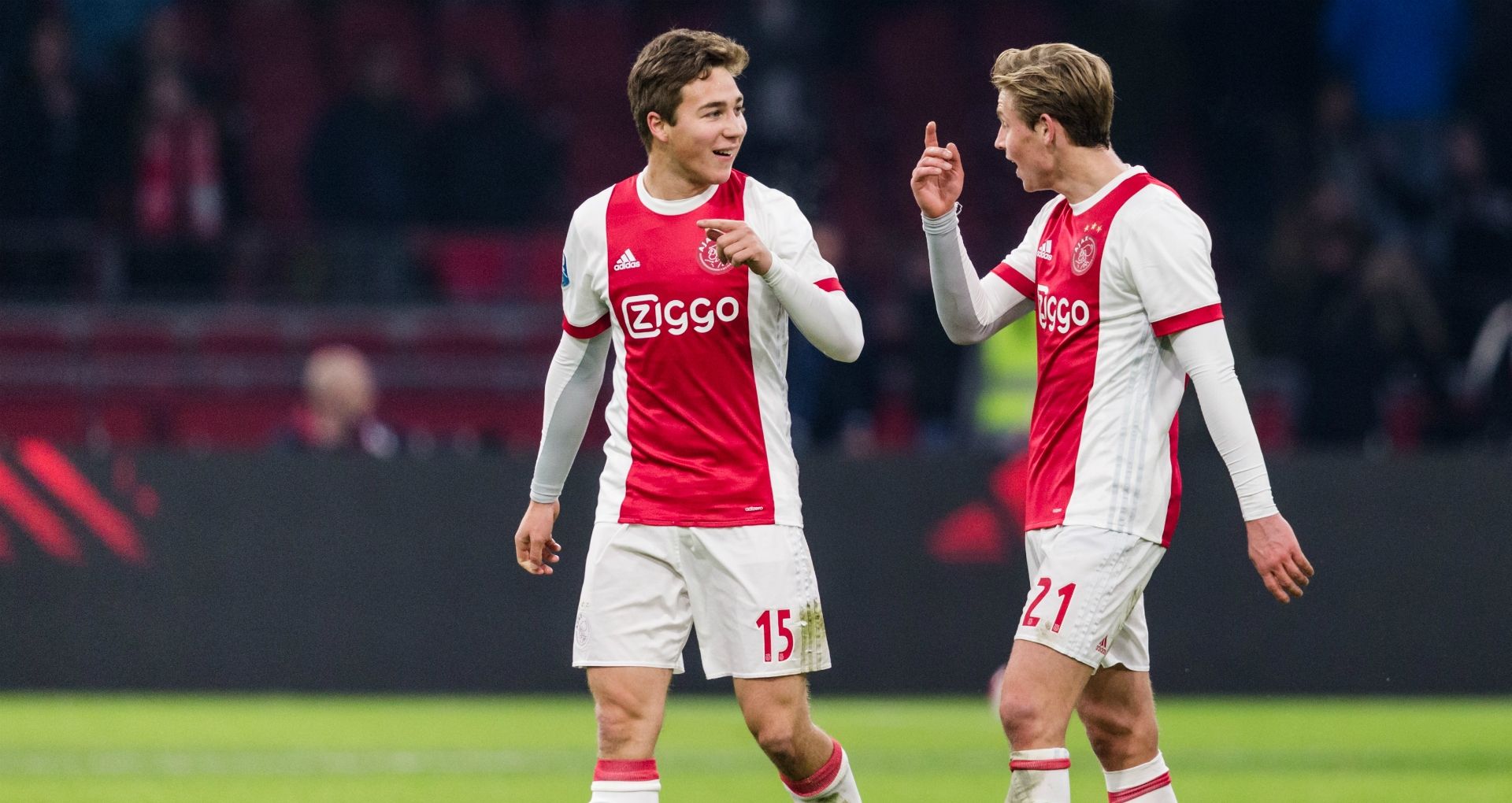 Carel Eiting, Frenkie de Jong, Ajax - Excelsior, Eredivisie