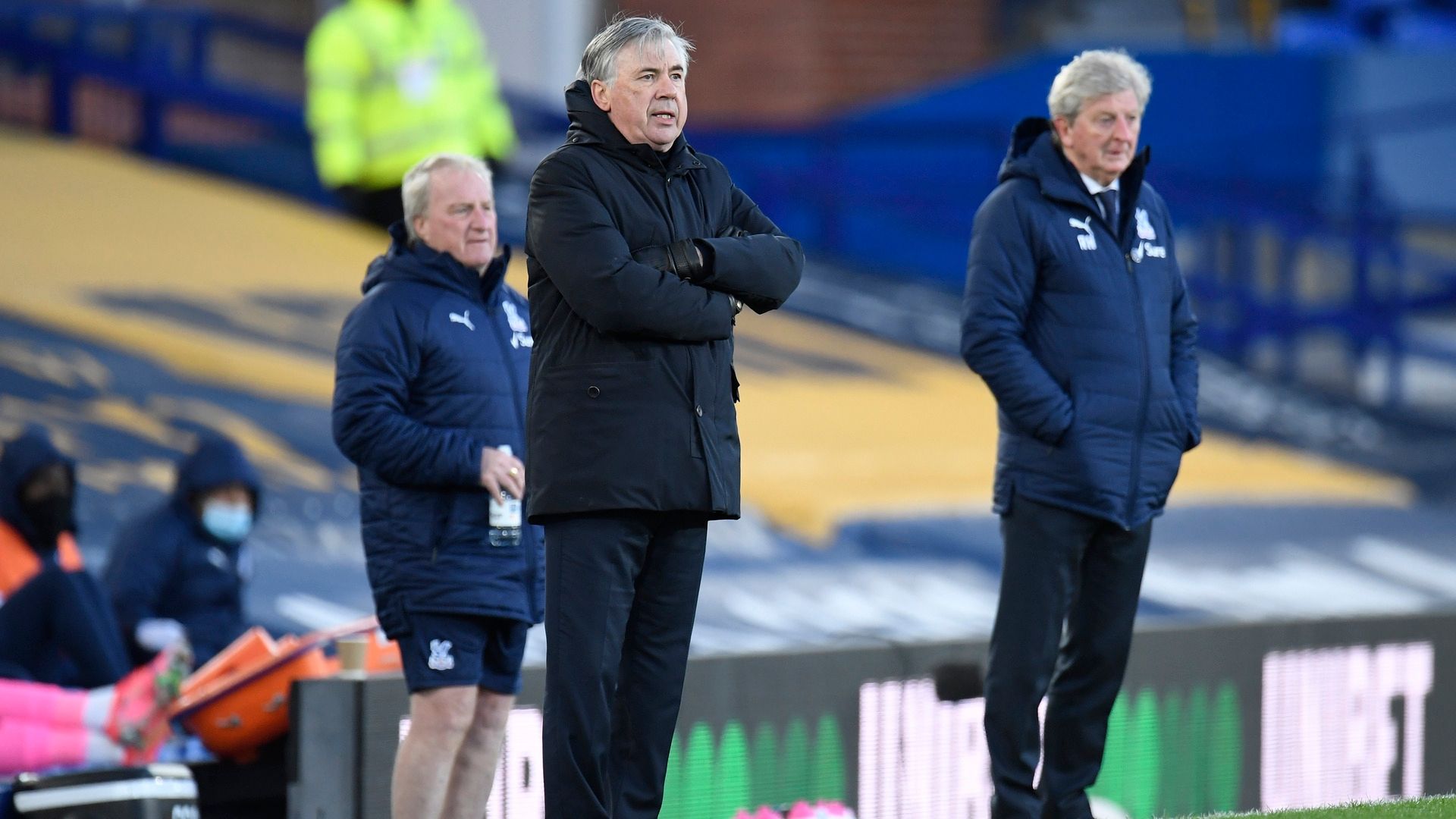 Carlo Ancelotti & Roy Hodgson Everton vs Crystal Palace 04.05.2021