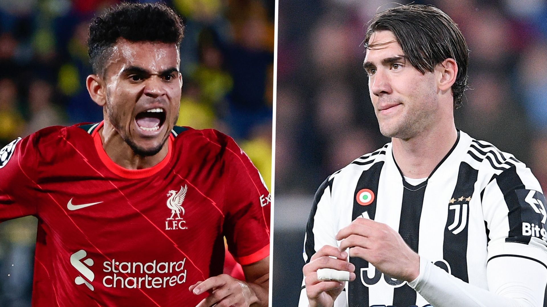 Luis Diaz, Dusan Vlahovic, Liverpool, Juventus