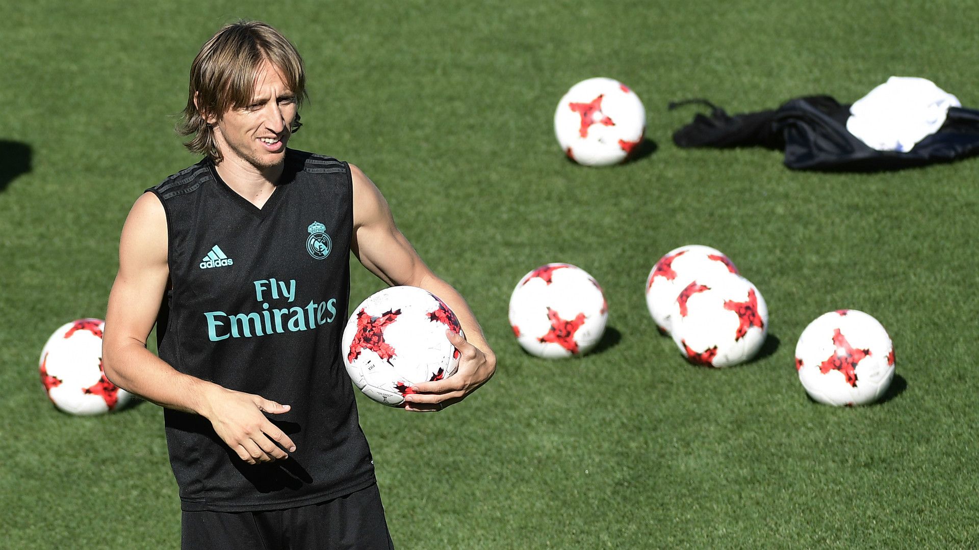 Luka Modric Real Madrid training session