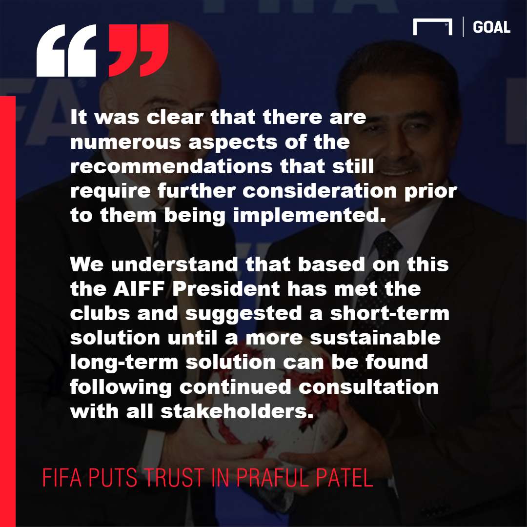 PS FIFA to Praful Patel AIFF