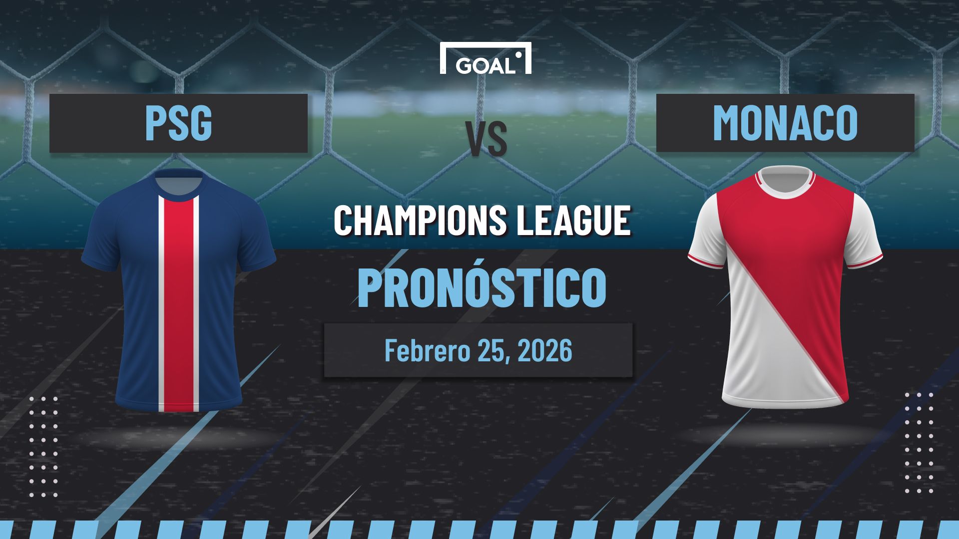PSG vs Mónaco Pronóstico y Apuestas Champions League | 25/02/26