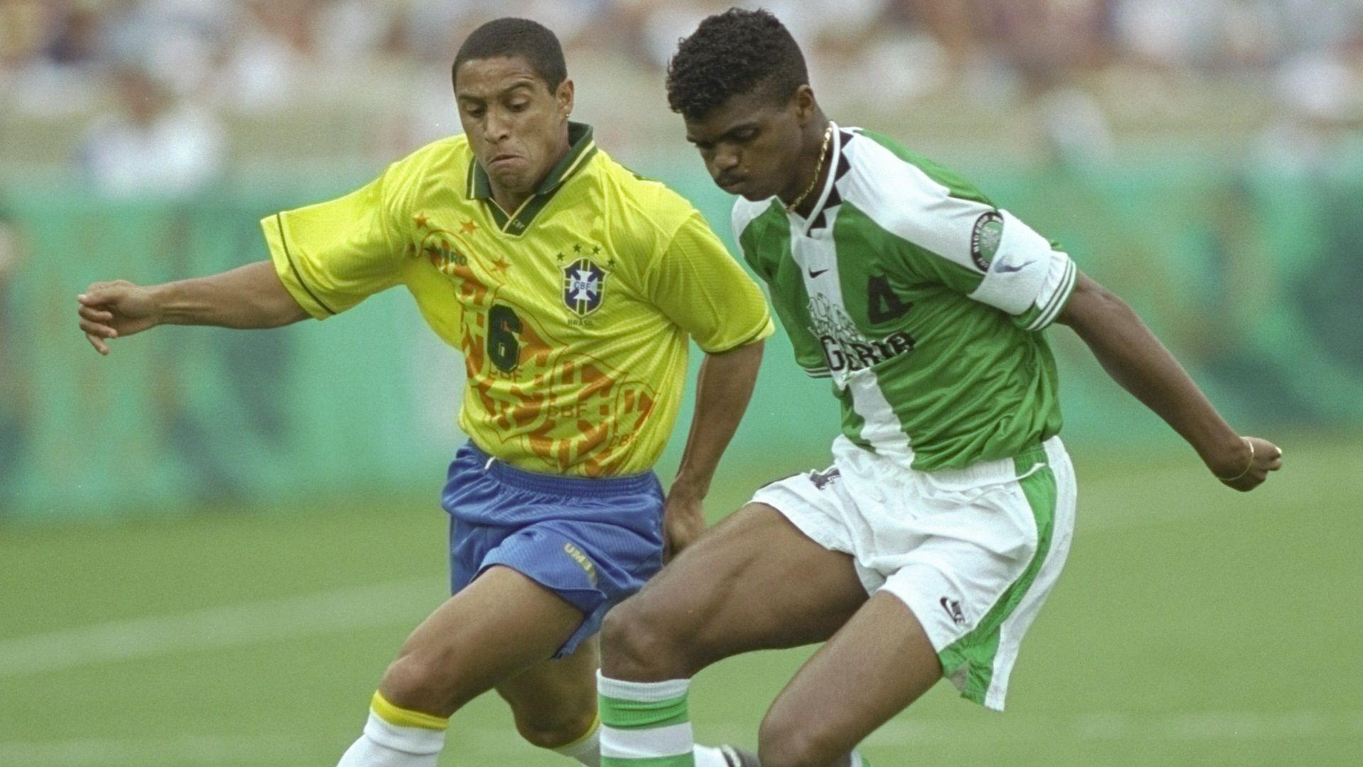 Nwankwo Kanu of Nigeria & Roberto Carlos of Brazil
