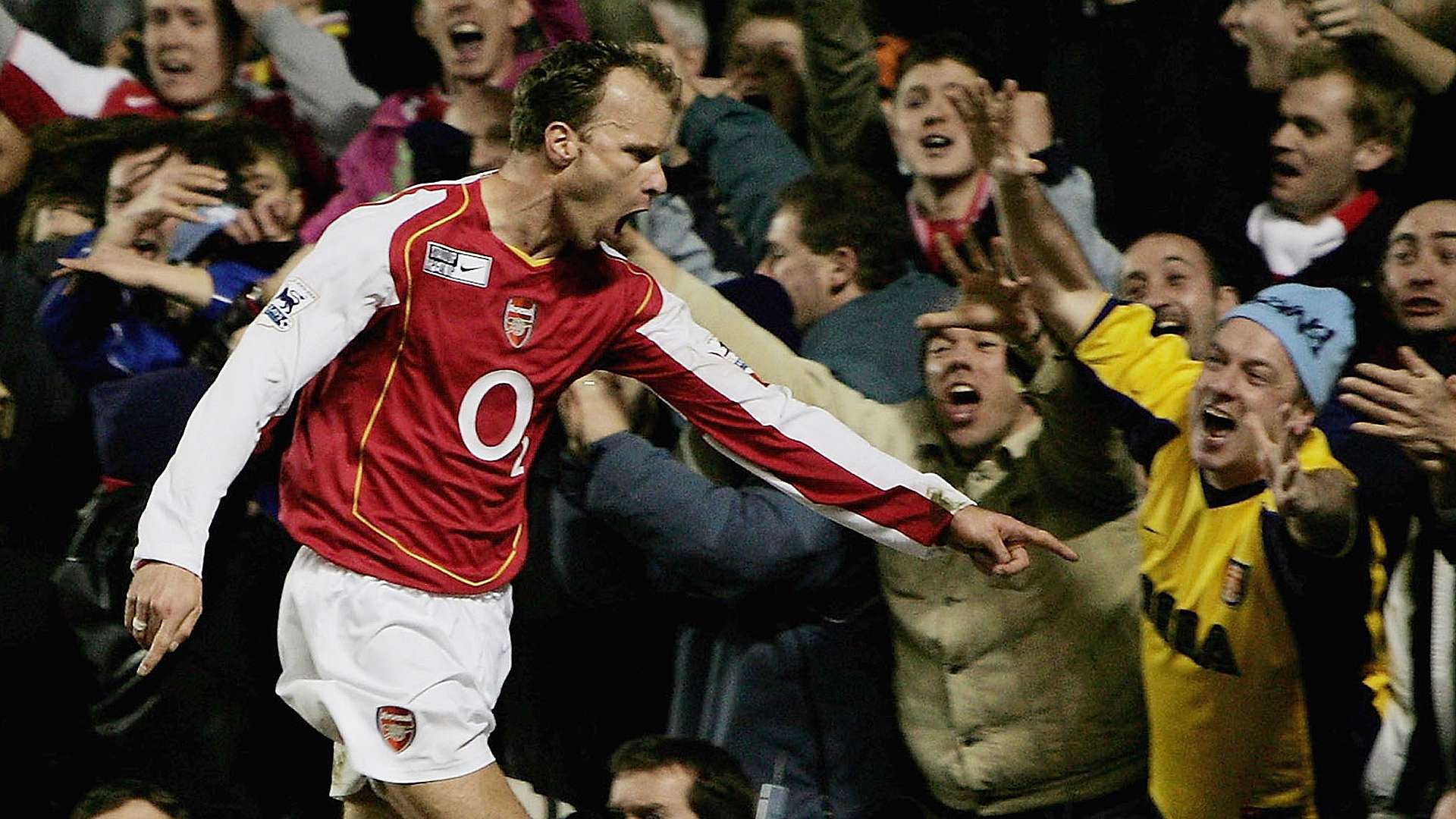 Dennis Bergkamp Arsenal Manchester United 02012005