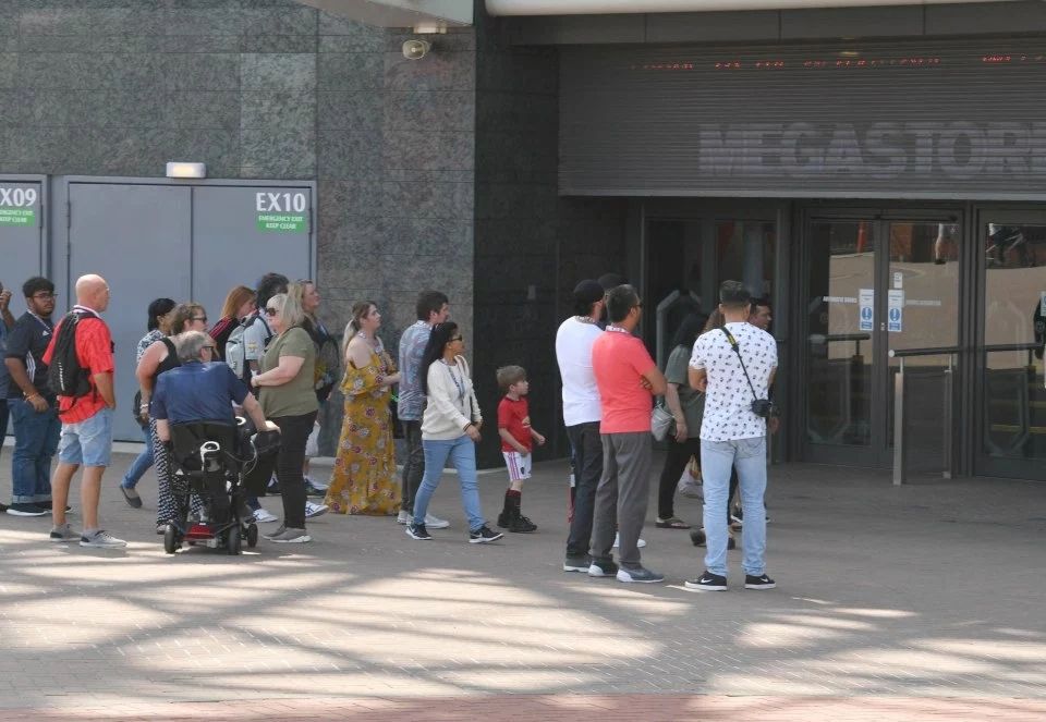 Mancheseter United fans protesting the Glazers