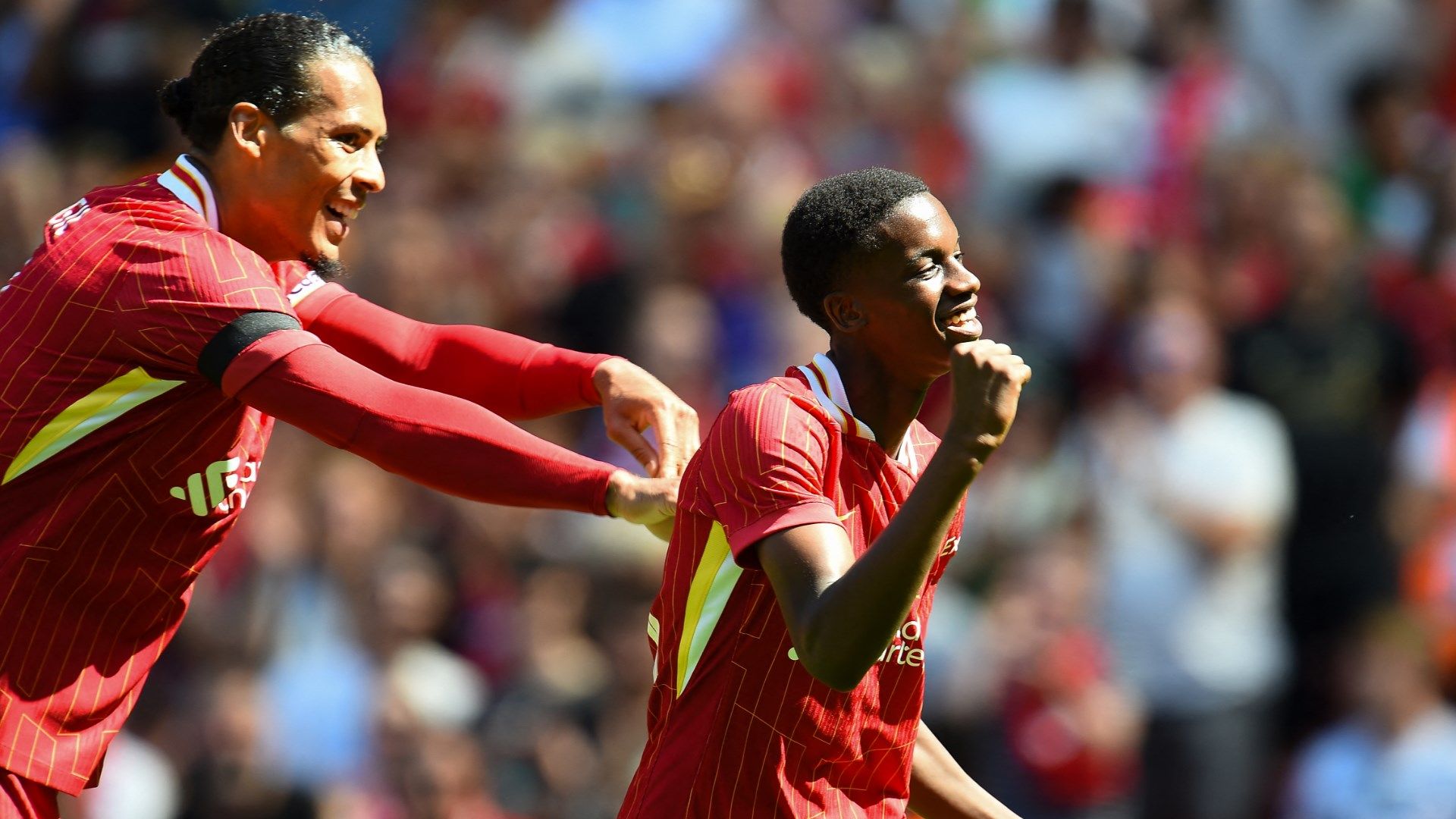 Trey Nyoni Liverpool Sevilla friendly 2024-25