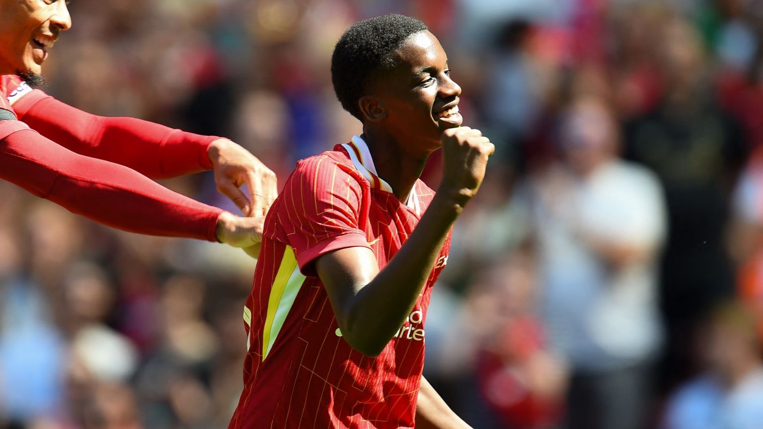 Trey Nyoni Liverpool Sevilla friendly 2024-25