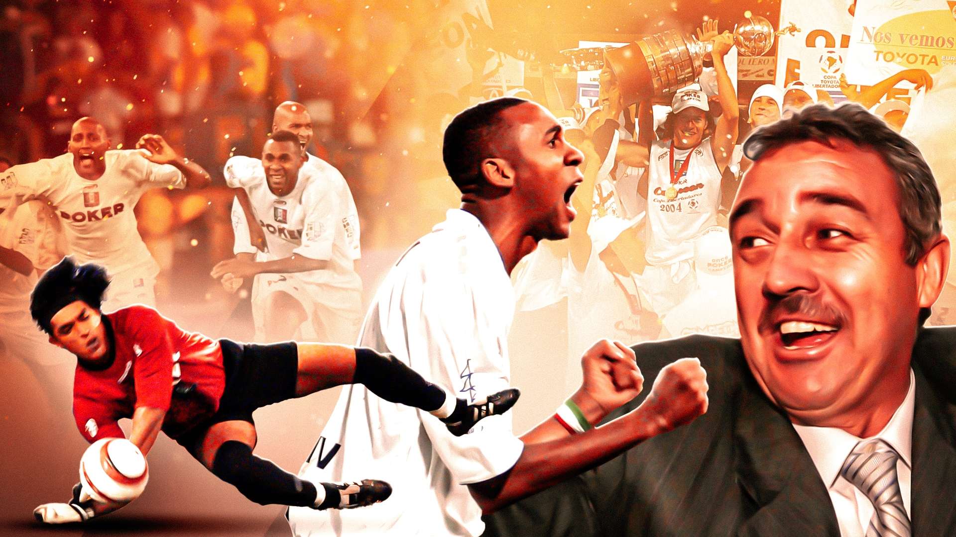 Once Caldas campeon Libertadores 2004