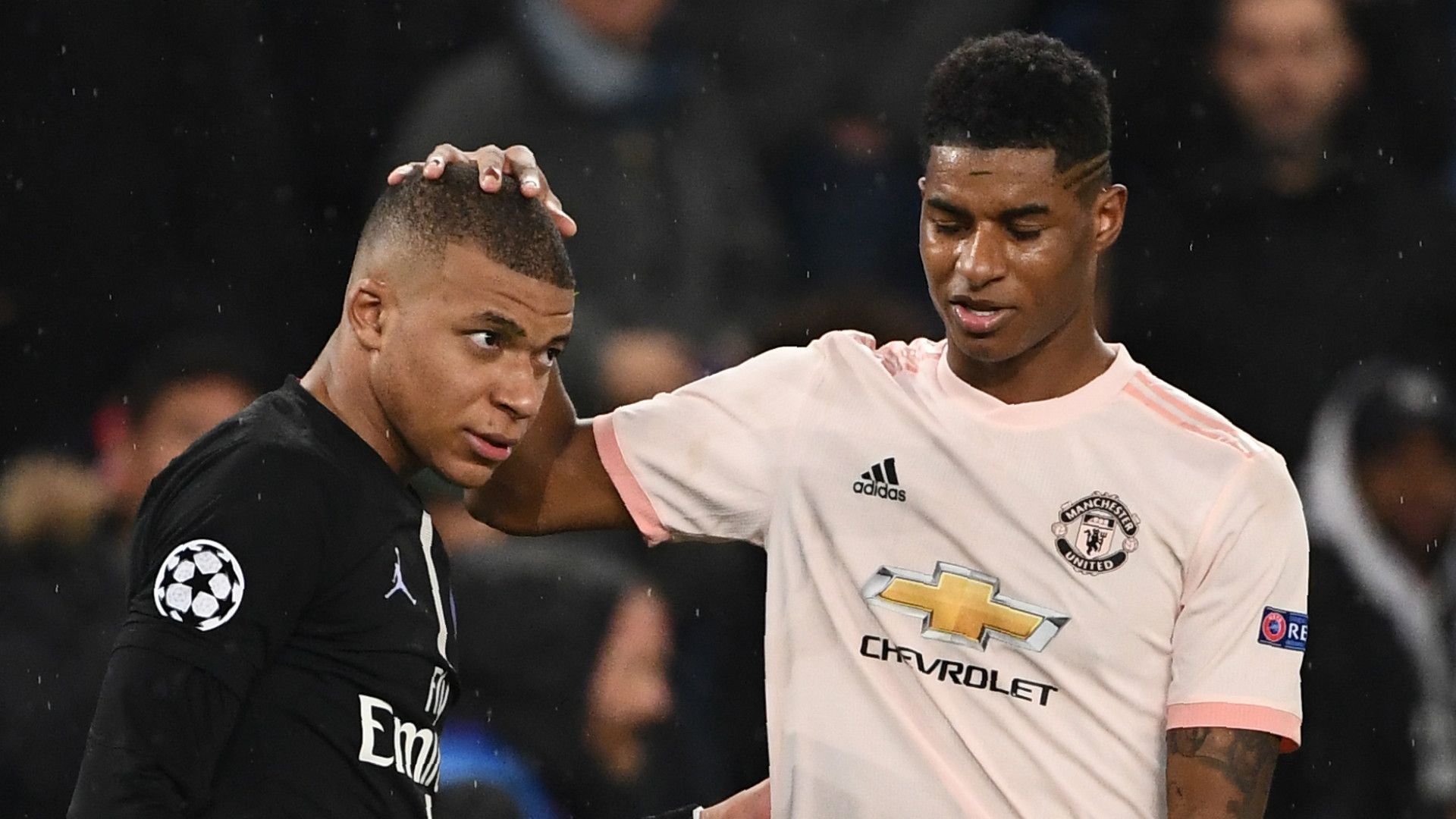 Marcus Rashford Kylian Mbappe Manchester United PSG Paris Saint-Germain 2018-19