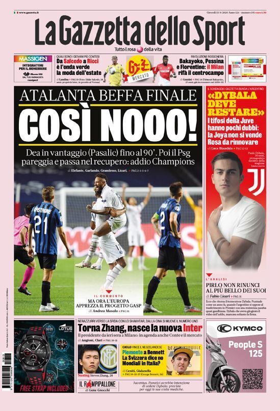 newspapers 13 Aug embed only Gds