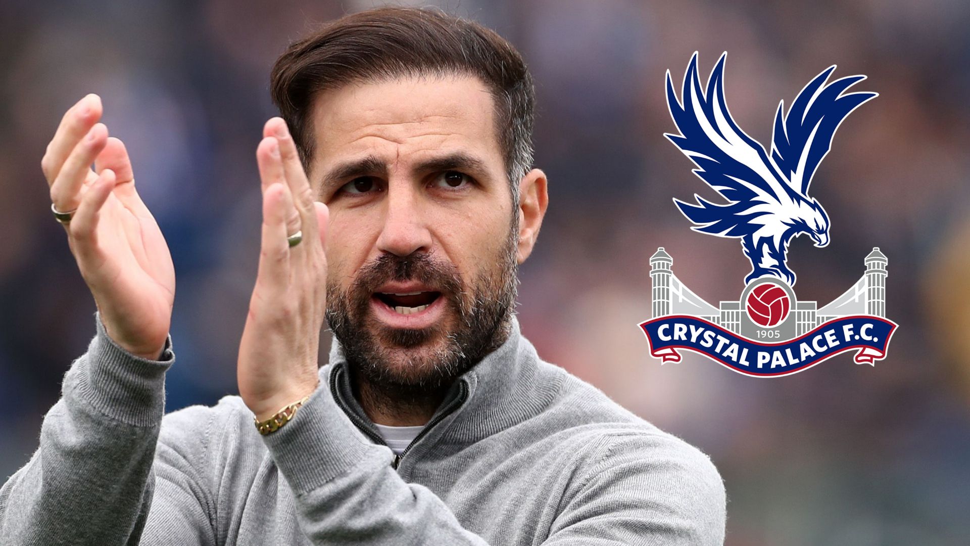 Cesc Fabregas Crystal Palace crest