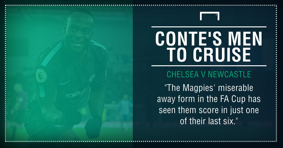 Chelsea Newcastle FA Cup graphic