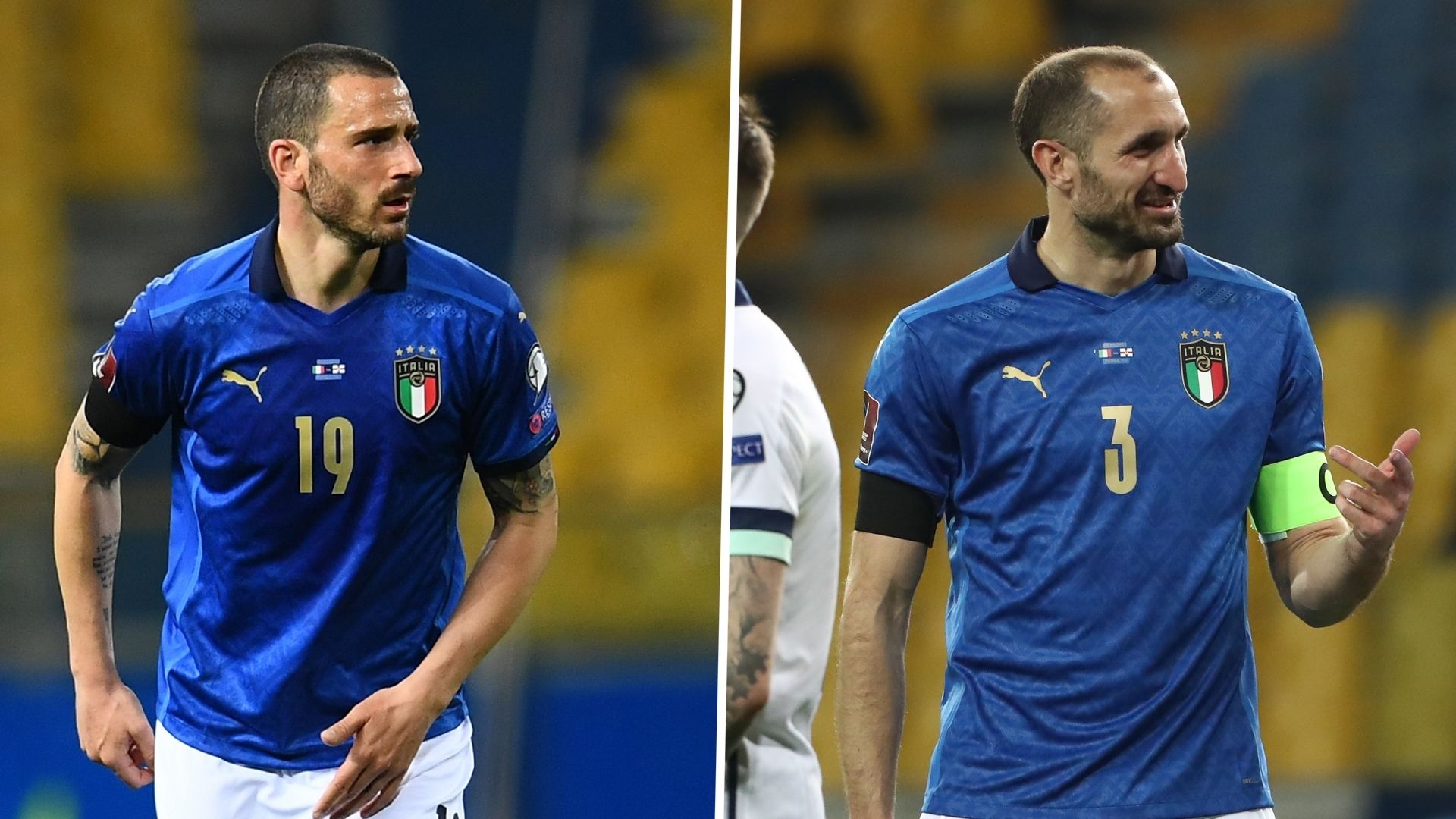 Leonardo Bonucci Giorgio Chiellini Italy Northern Ireland 25032021