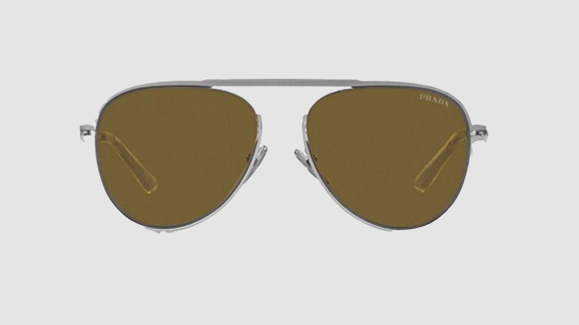 Prada 57MM Metal Pilot Sunglasses